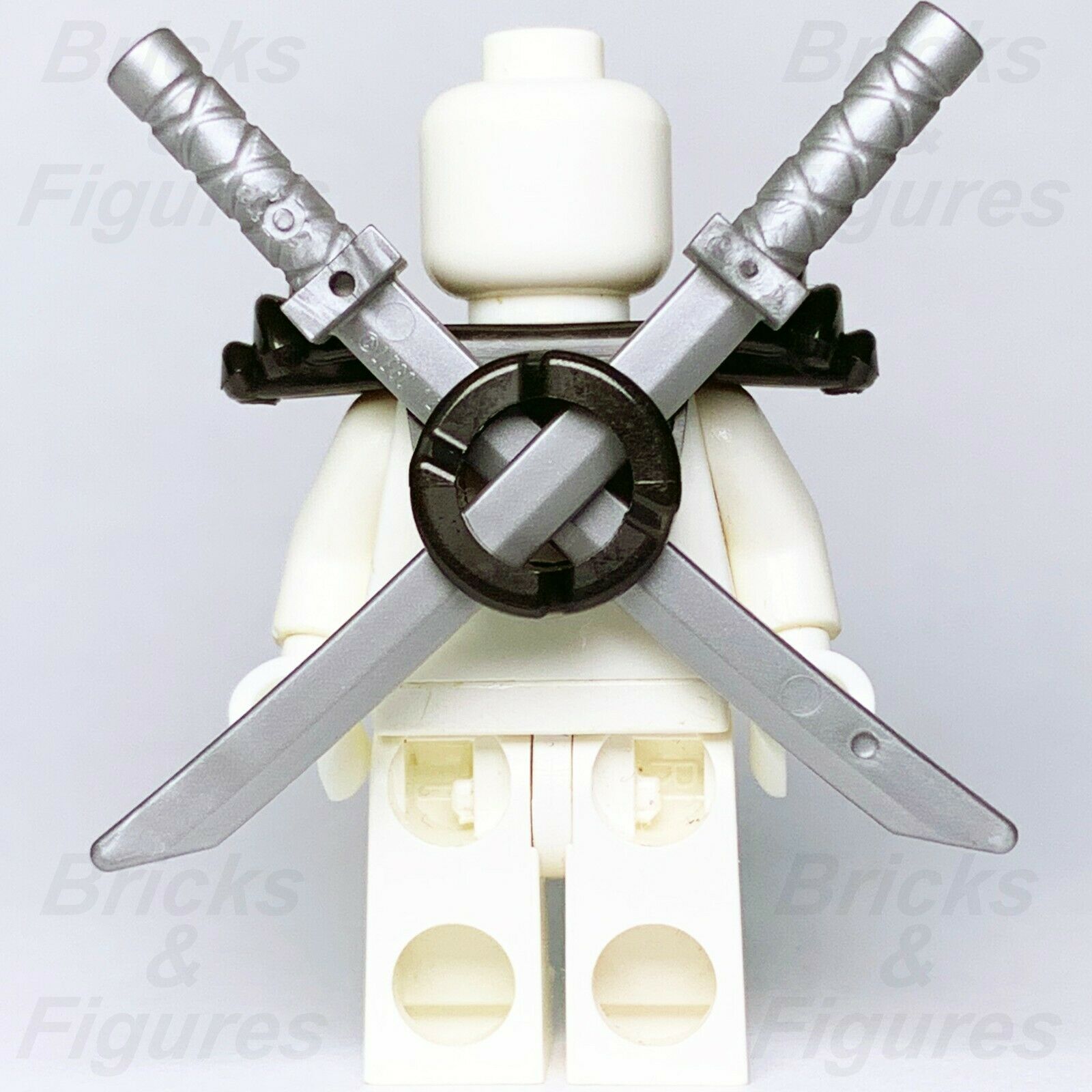 5 x Ninjago LEGO Flat Silver Ninja Katana Sword Warrior Minifigure Wea
