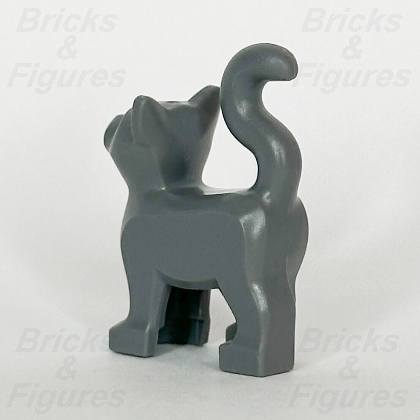 LEGO City Dark Bluish Grey Cat Animal Minifigure Part Nougat Nose 60382 40608