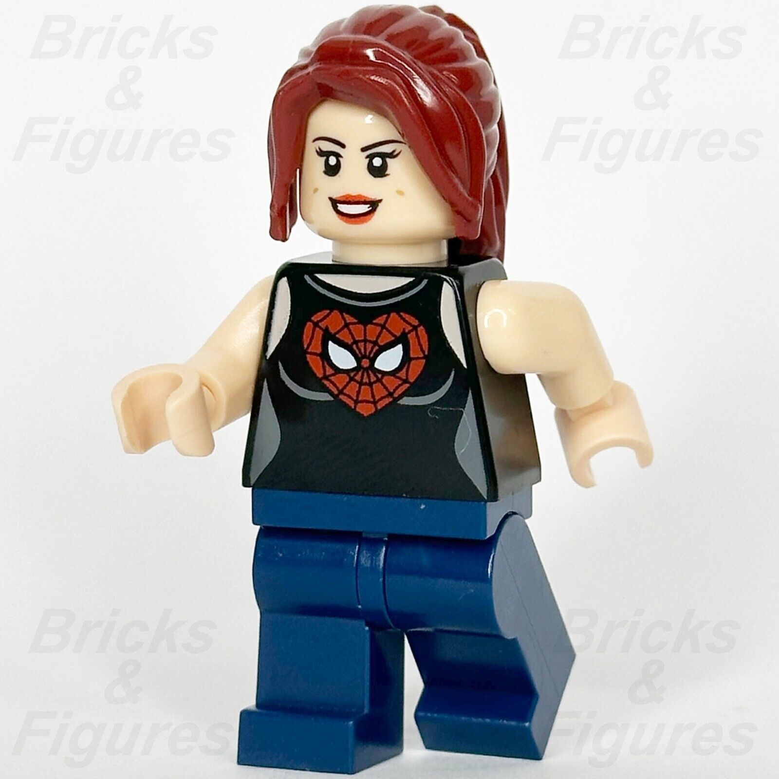 LEGO Super Heroes Mary Jane Minifigure Ultimate Spider-Man Marvel 76016 sh0103 - Bricks & Figures