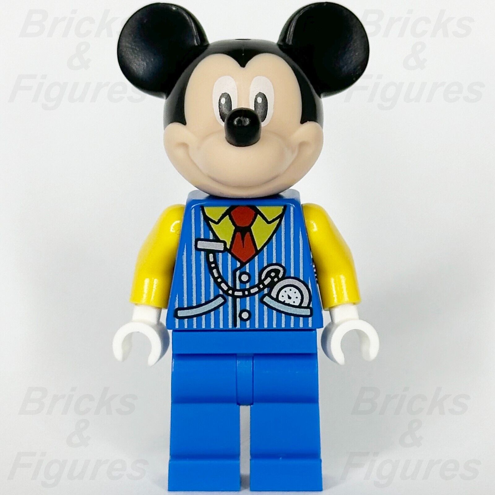 LEGO Disney Mickey Mouse Minifigure Disney 100 Blue Vest Minifig 43212 dis085 - Bricks & Figures