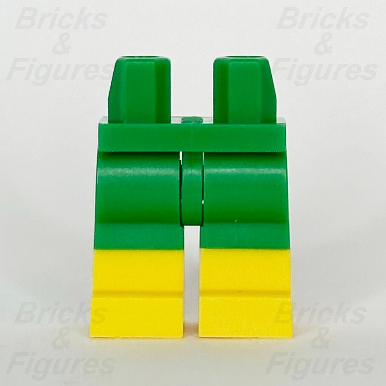 LEGO Green & Yellow Legs Minifigure Part Lower Molded Boots 970c00pb0575 60153 - Bricks & Figures