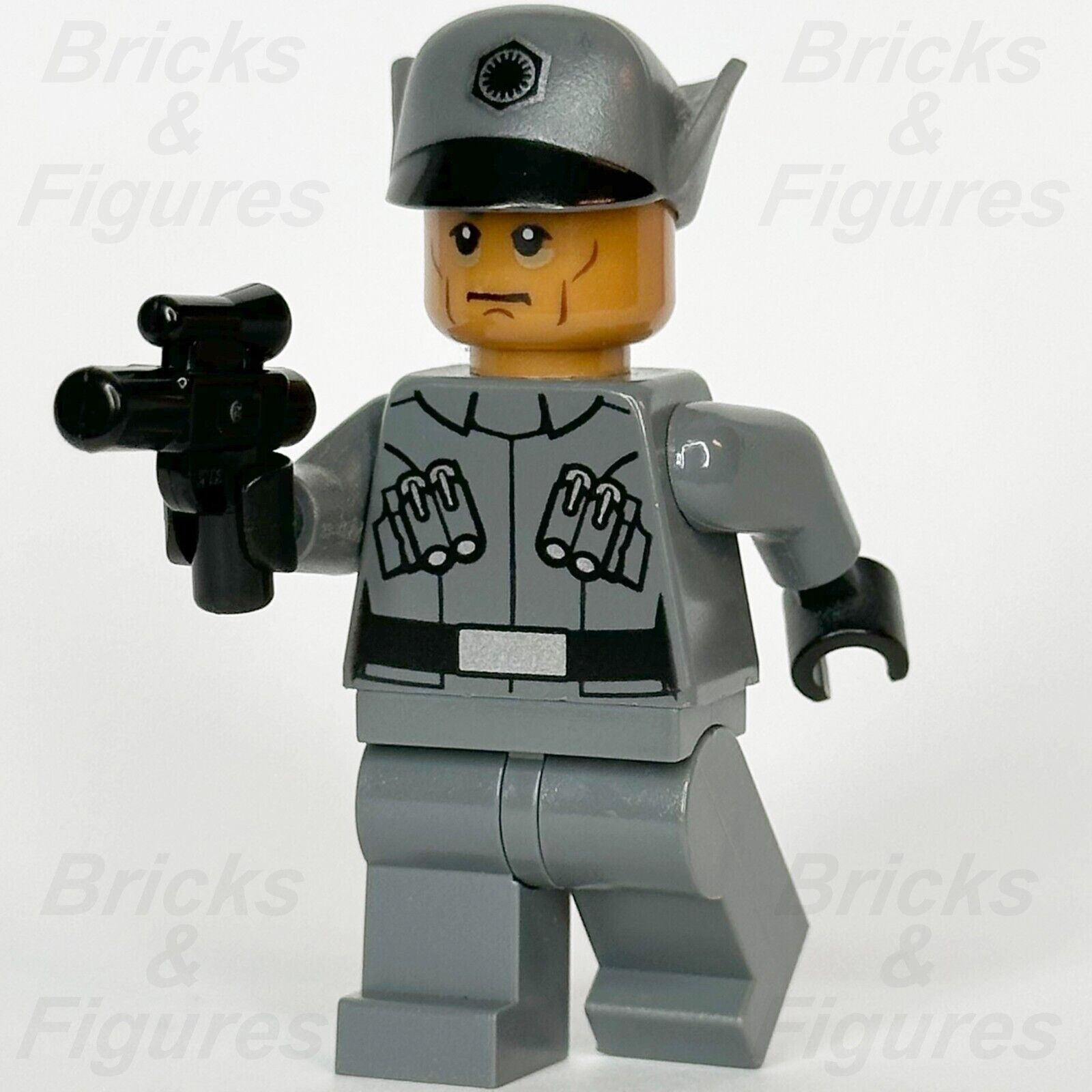 LEGO Star Wars First Order Officer Minifigure Lieutenant Captain 75101 sw0670 - Bricks & Figures