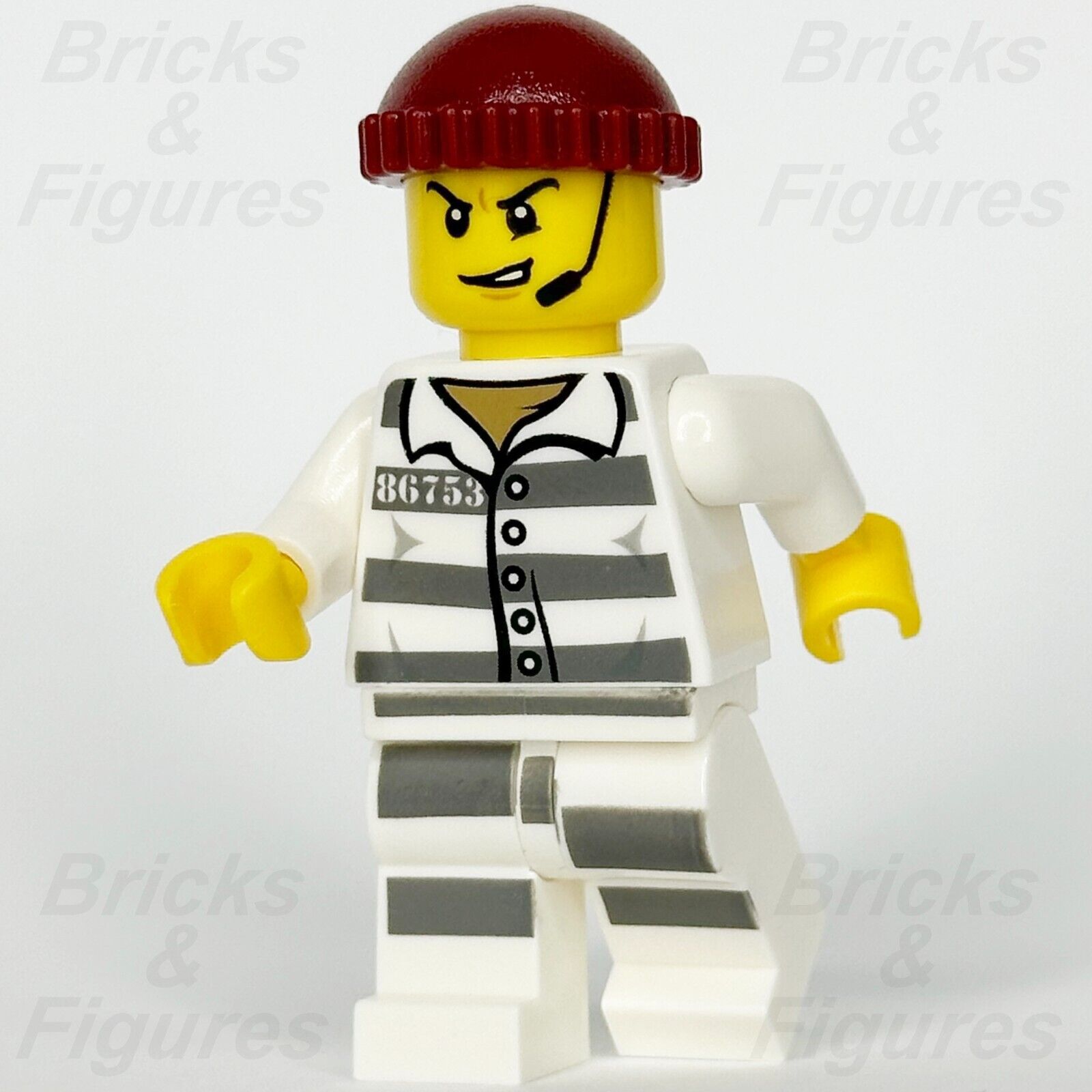 LEGO City Jail Prisoner 86753 Minifigure Sky Police Prison 30362 60207 cty0988