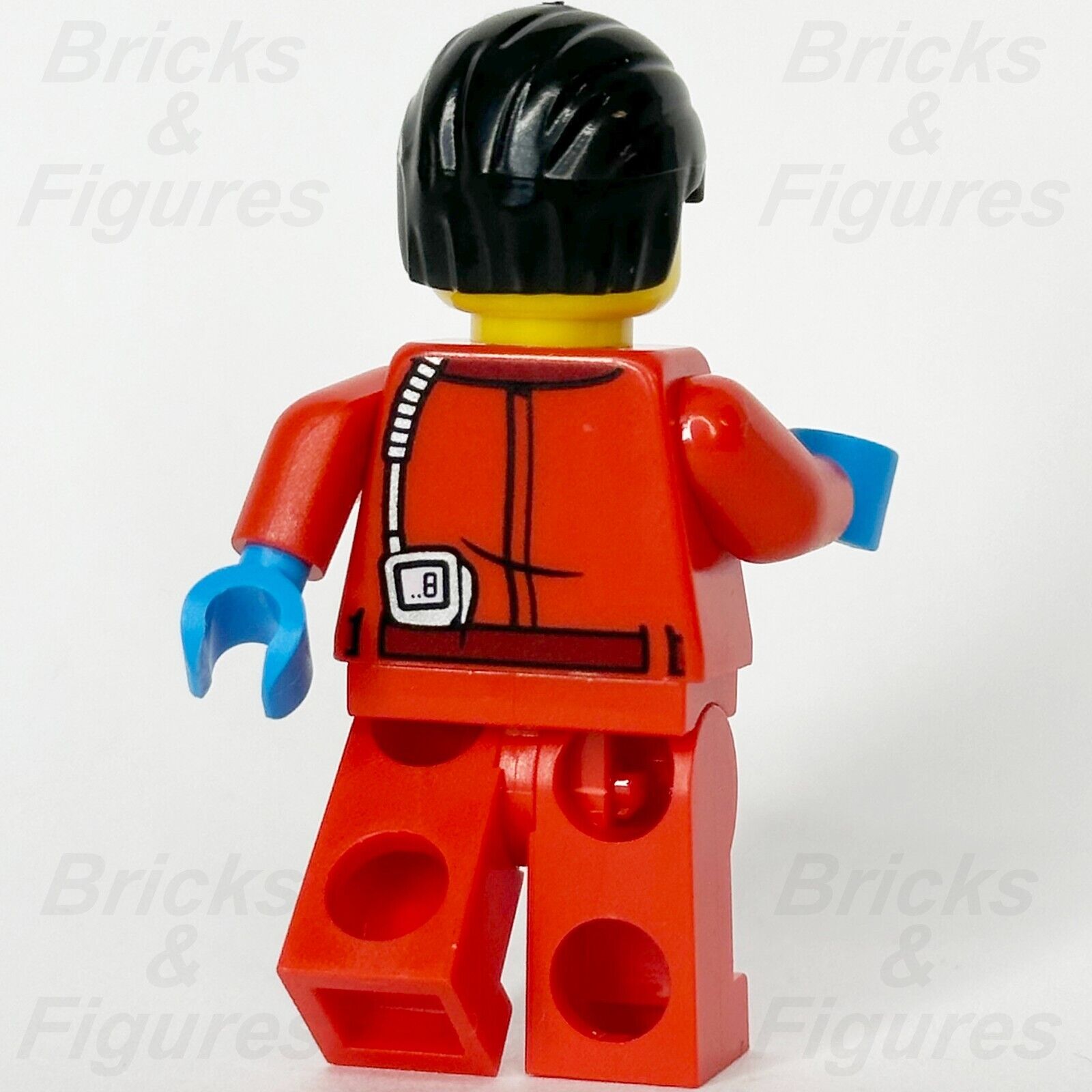 LEGO City Crook Vito Minifigure Red Jacket Prison Shirt Police 60317 cty1376