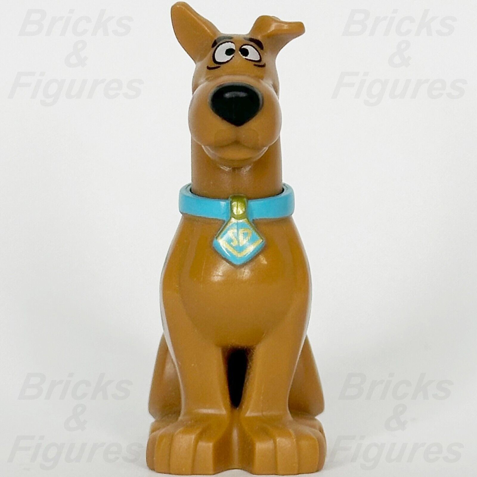 LEGO Scooby-Doo Minifigure Great Dane Dog Sitting Tongue Licking Chops 71206 - Bricks & Figures