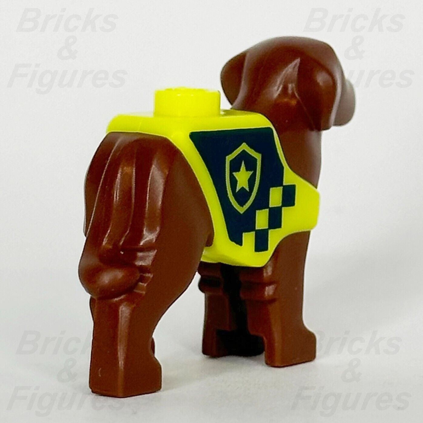 LEGO City Rescue Police Dog Animal Minifigure Part Brown Labrador Town 60419 - Bricks & Figures