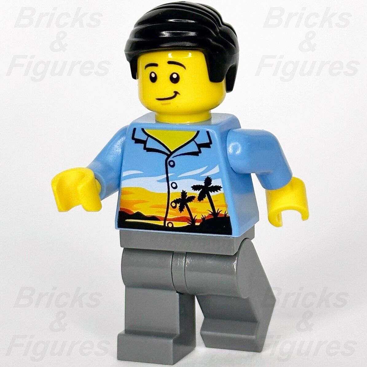 LEGO Monkie Kid Jia Minifigure Blue Shirt with Palm Trees 80012 80022 mk018