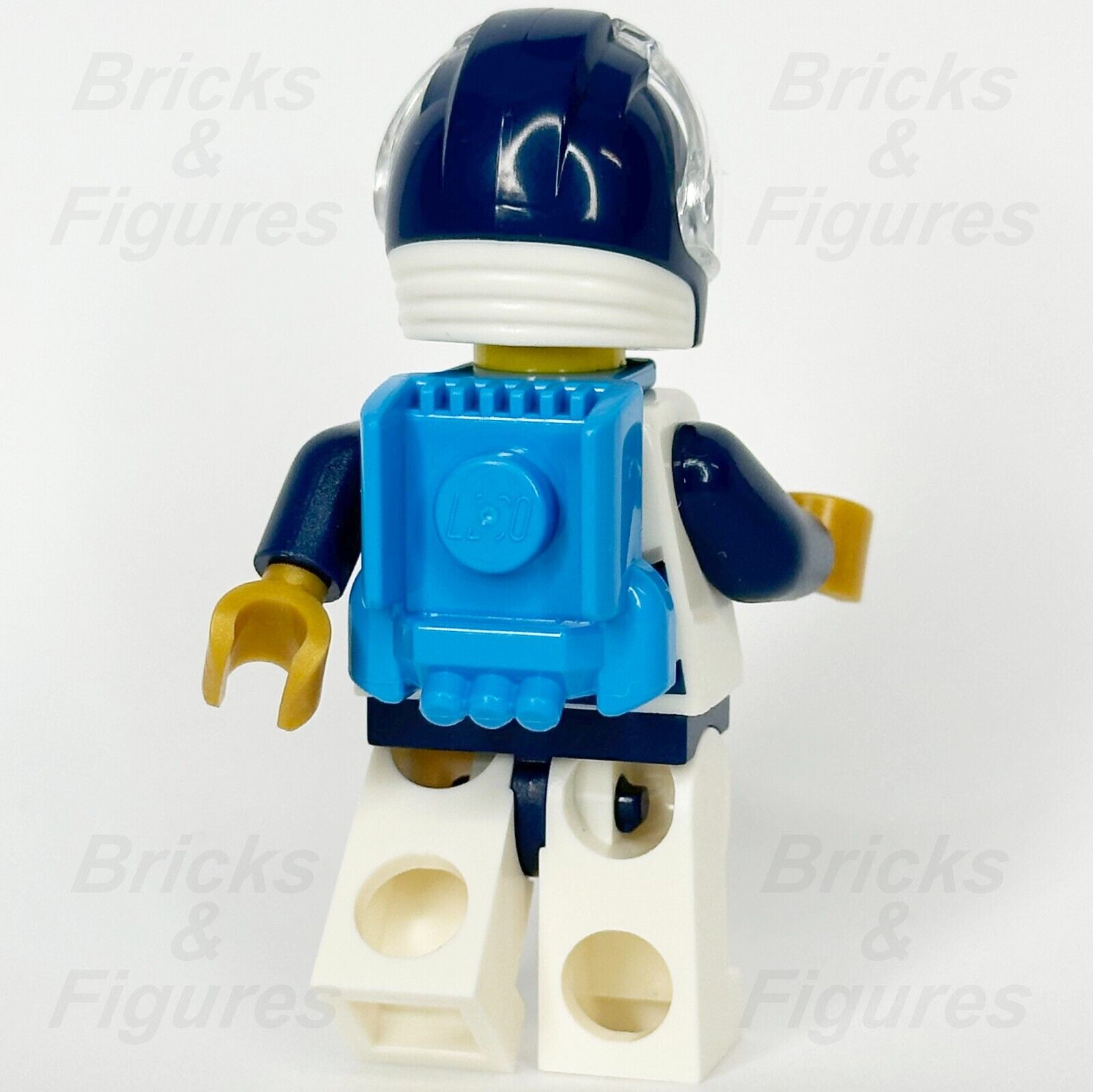 LEGO City Astronaut Female Minifigure Dark Blue Helmet 60441 60430 60439 cty1692 - Bricks & Figures