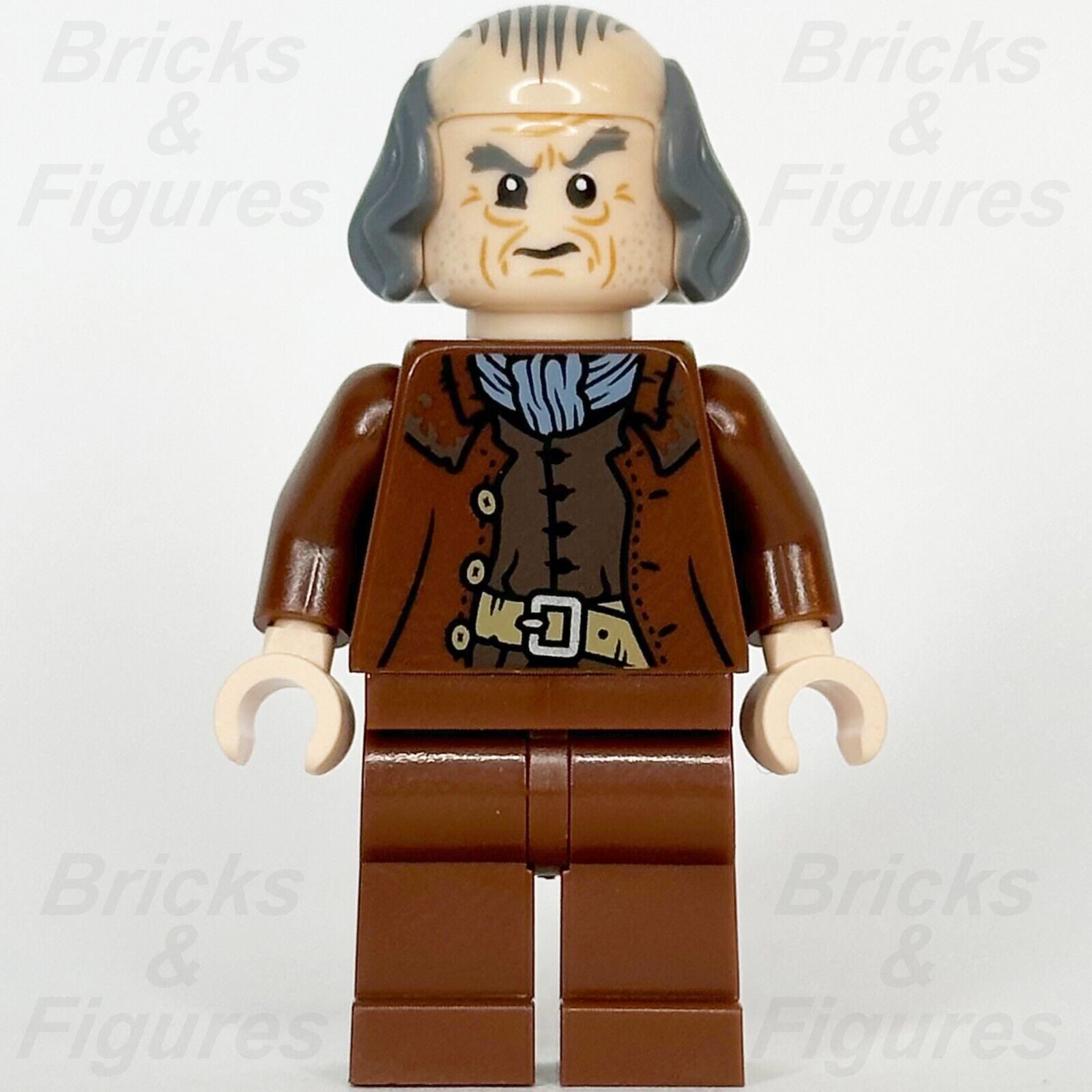 LEGO Harry Potter Argus Filch Minifigure Hogwarts Caretaker Bald 76430 hp478 - Bricks & Figures