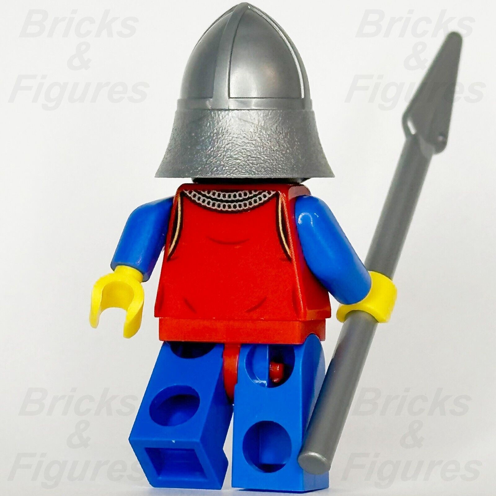 LEGO Castle Lion Knight Tower Guard Minifigure Male Black Moustache 10332 cas589