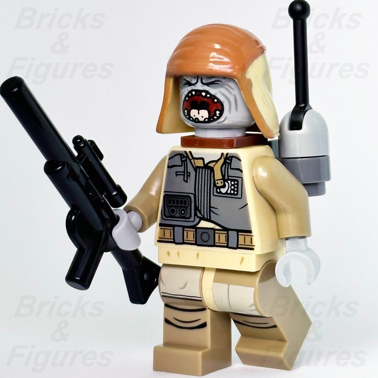 LEGO Star Wars Pao Minifigure Rogue One Rebel 75156 sw0798 No Backpack Sticker - Bricks & Figures