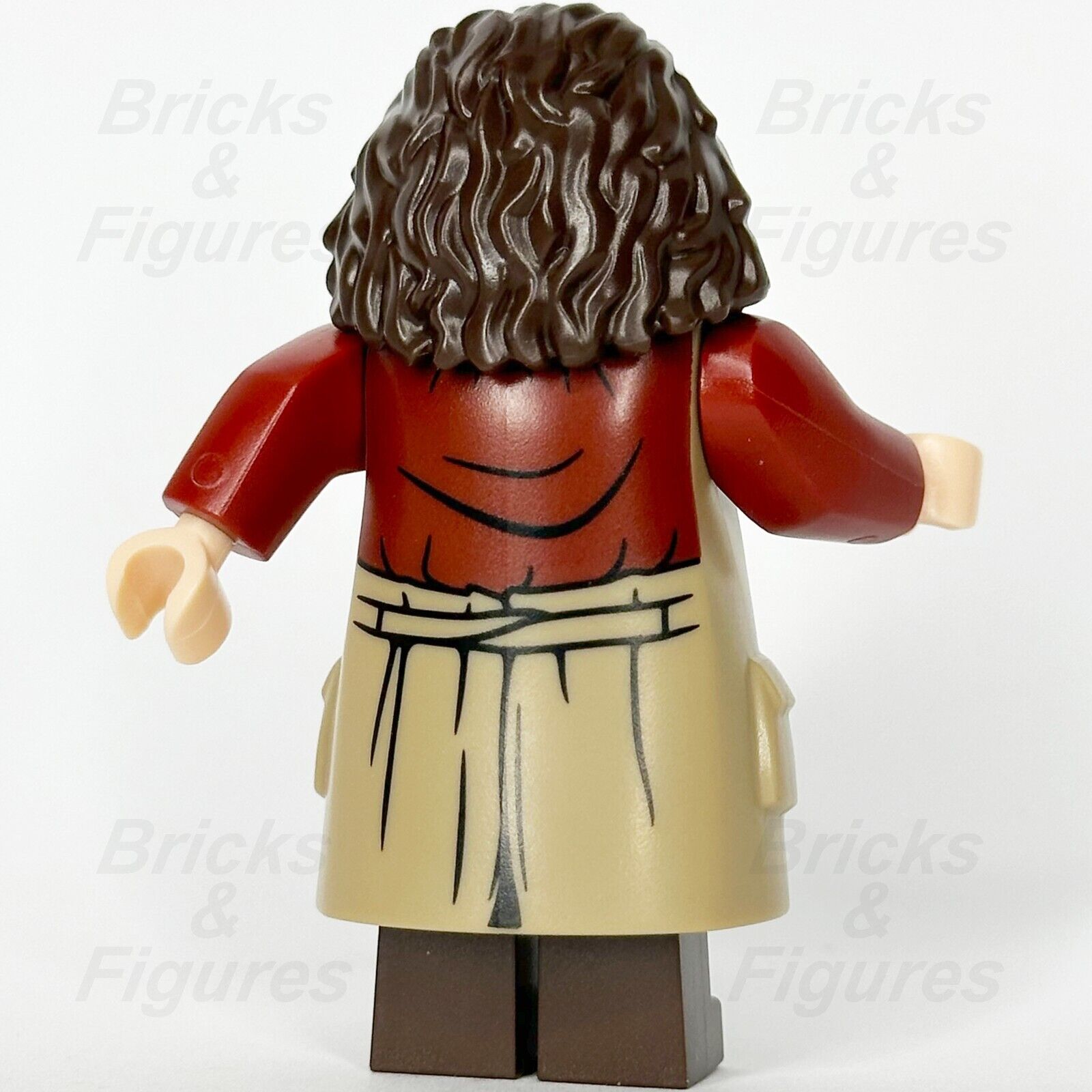 LEGO Harry Potter Rubeus Hagrid Minifigure Dark Tan Apron Wizard 76428 hp474 - Bricks & Figures