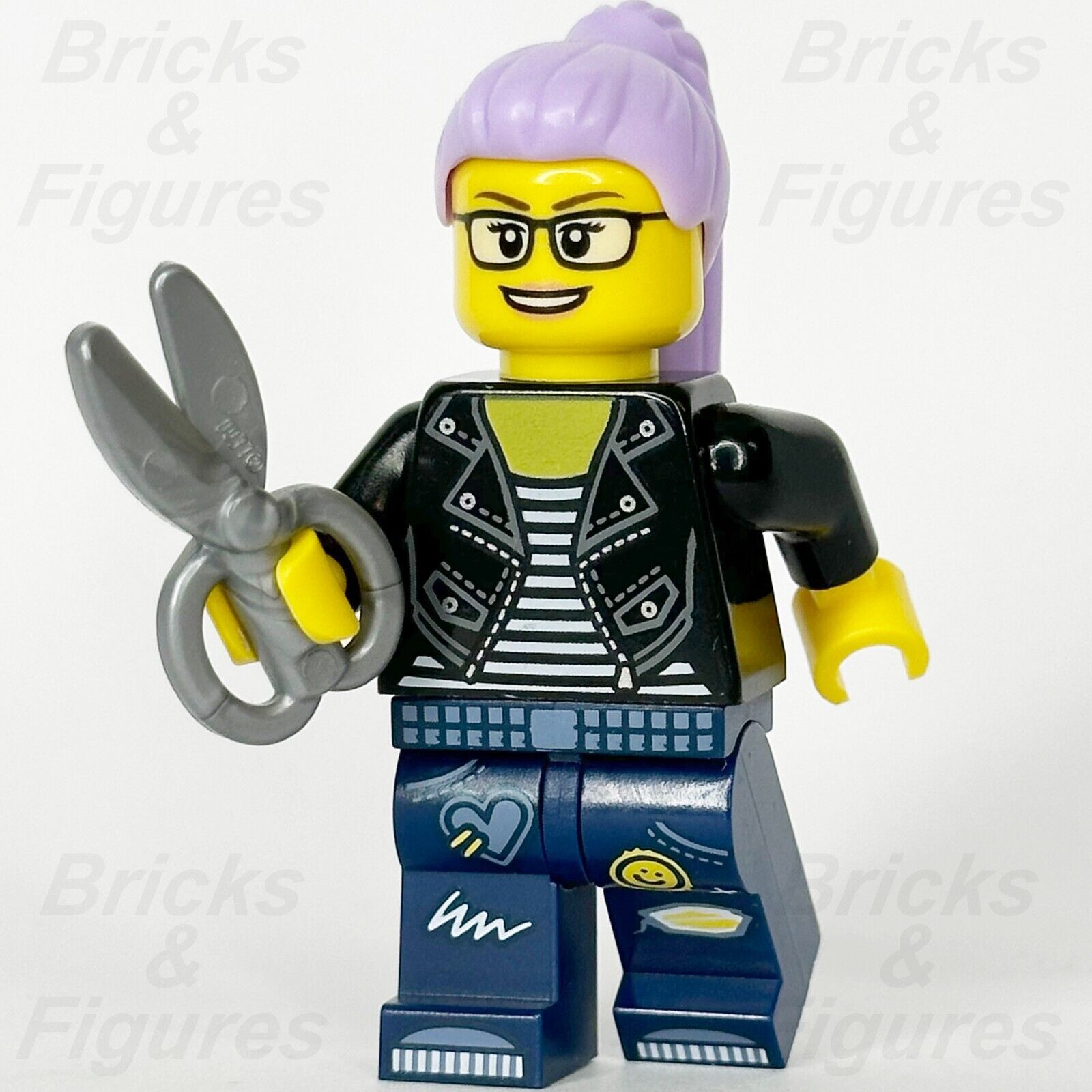 LEGO Hairstylist Minifigure & Scissors Hairdresser Build-A-Minifigure BAM 2024 - Bricks & Figures