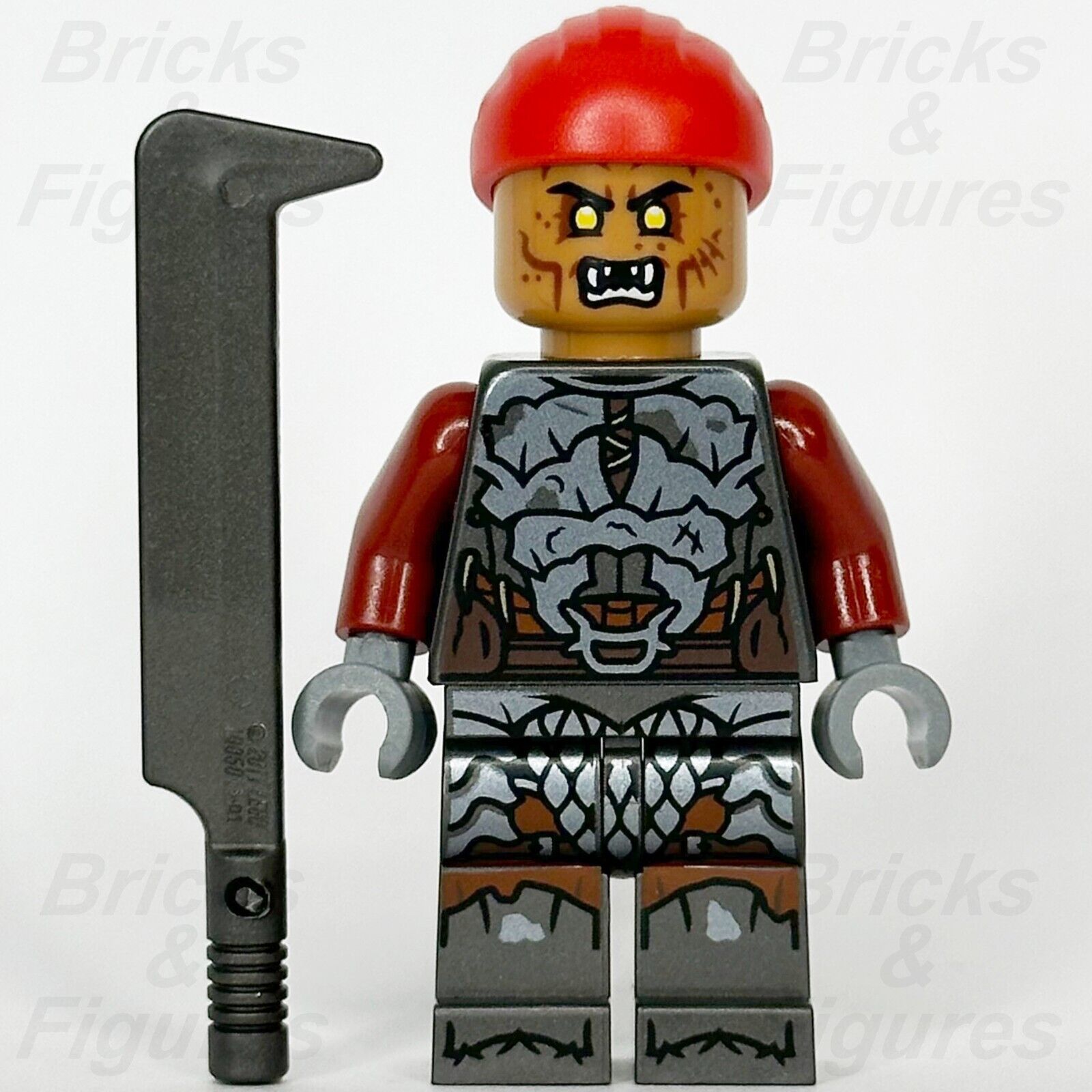 LEGO The Lord of the Rings Orc Minifigure Red Bandana The Hobbit 10333 lor138 - Bricks & Figures