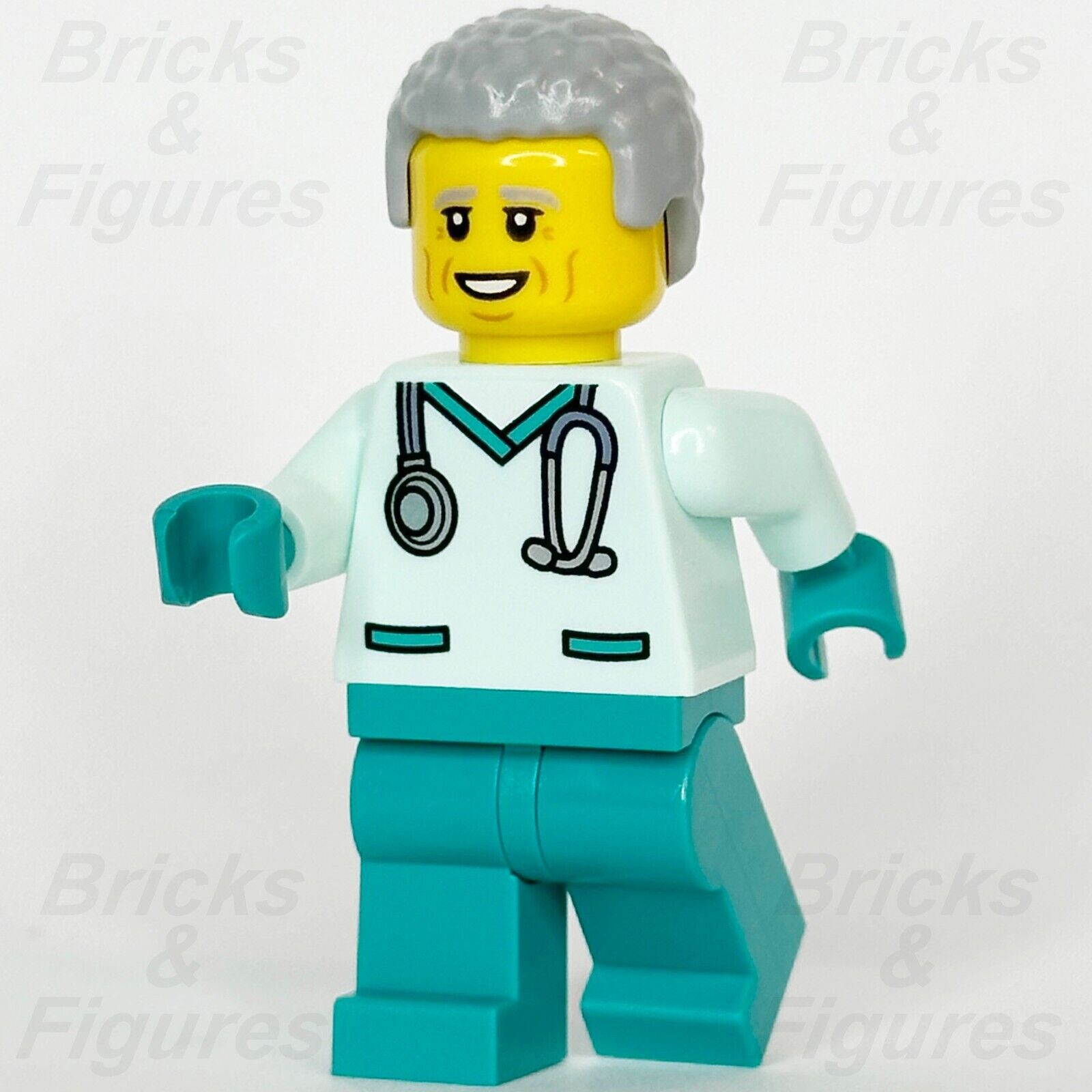 LEGO City Veterinarian Minifigure Male Vet Animal Doctor Dr 60380 cty1649 - Bricks & Figures
