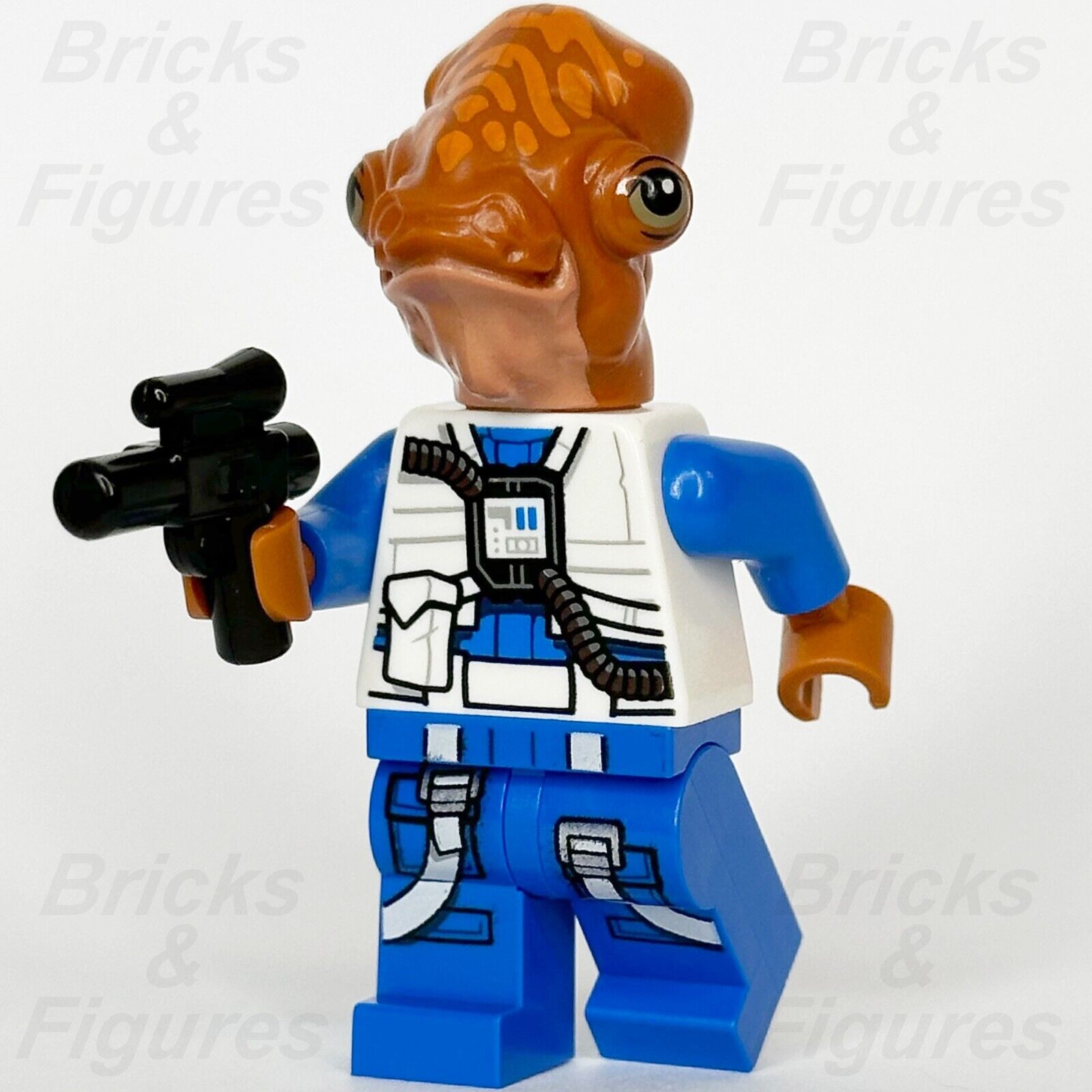 LEGO Star Wars Lt. Beyta Minifigure Ahsoka Mon Calamari Pilot 75357 sw1307 - Bricks & Figures