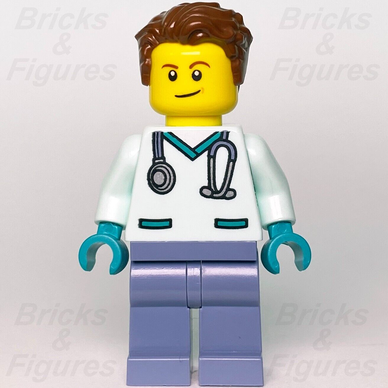 LEGO City Wildlife Rescue Veterinarian Minifigure Aqua Scrubs 60302 cty1304 Vet