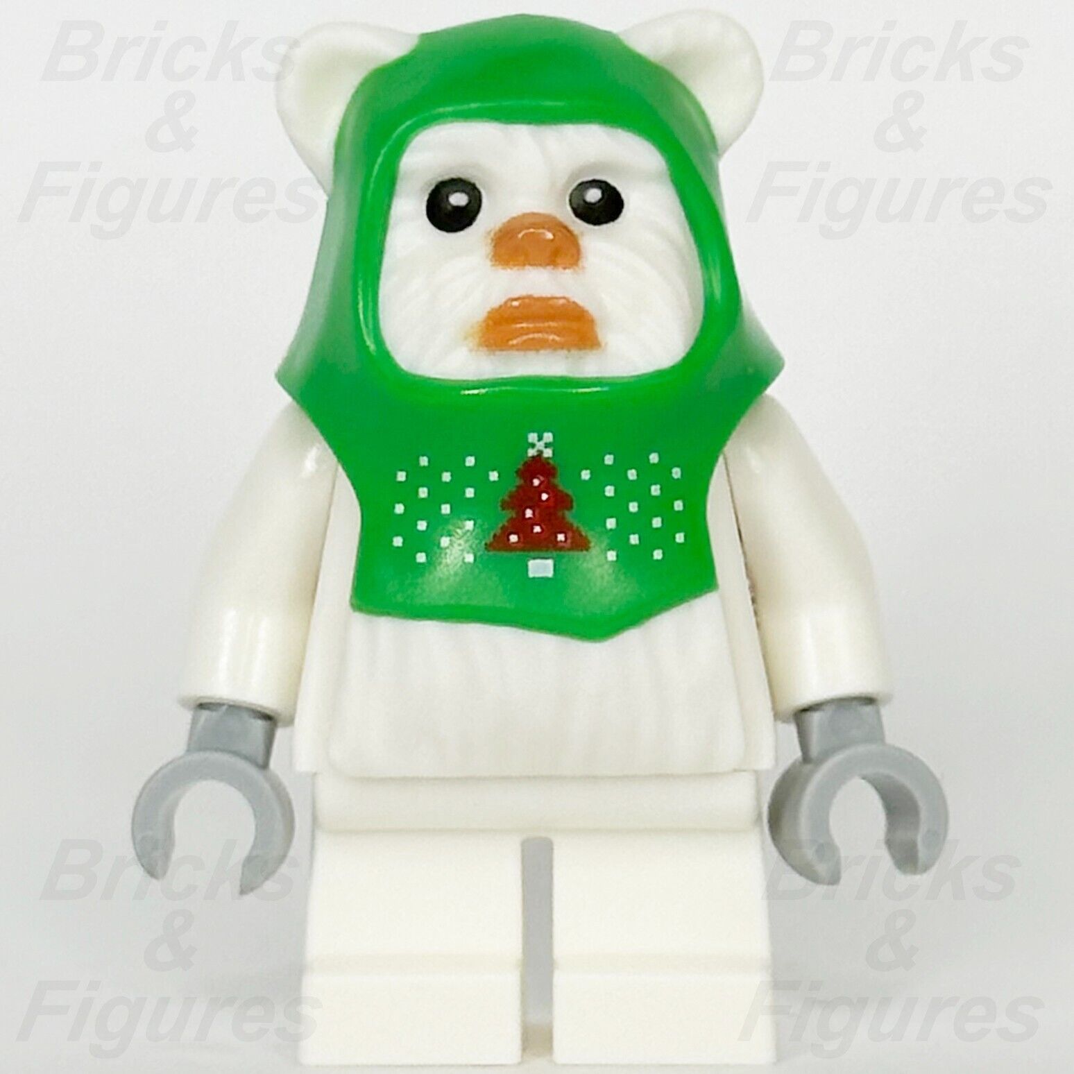 LEGO Star Wars Ewok Holiday Outfit Minifigure Christmas White Green 75366 sw1298