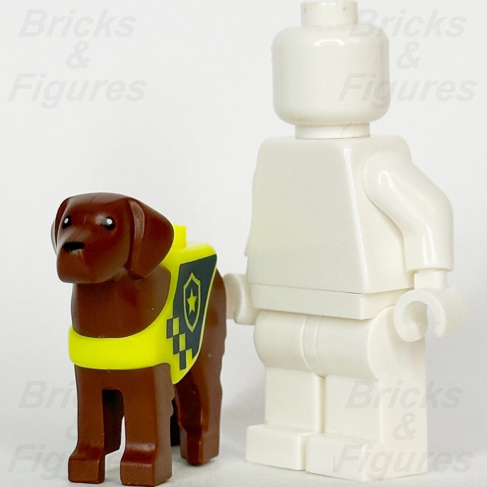 LEGO City Rescue Police Dog Animal Minifigure Part Brown Labrador Town 60419