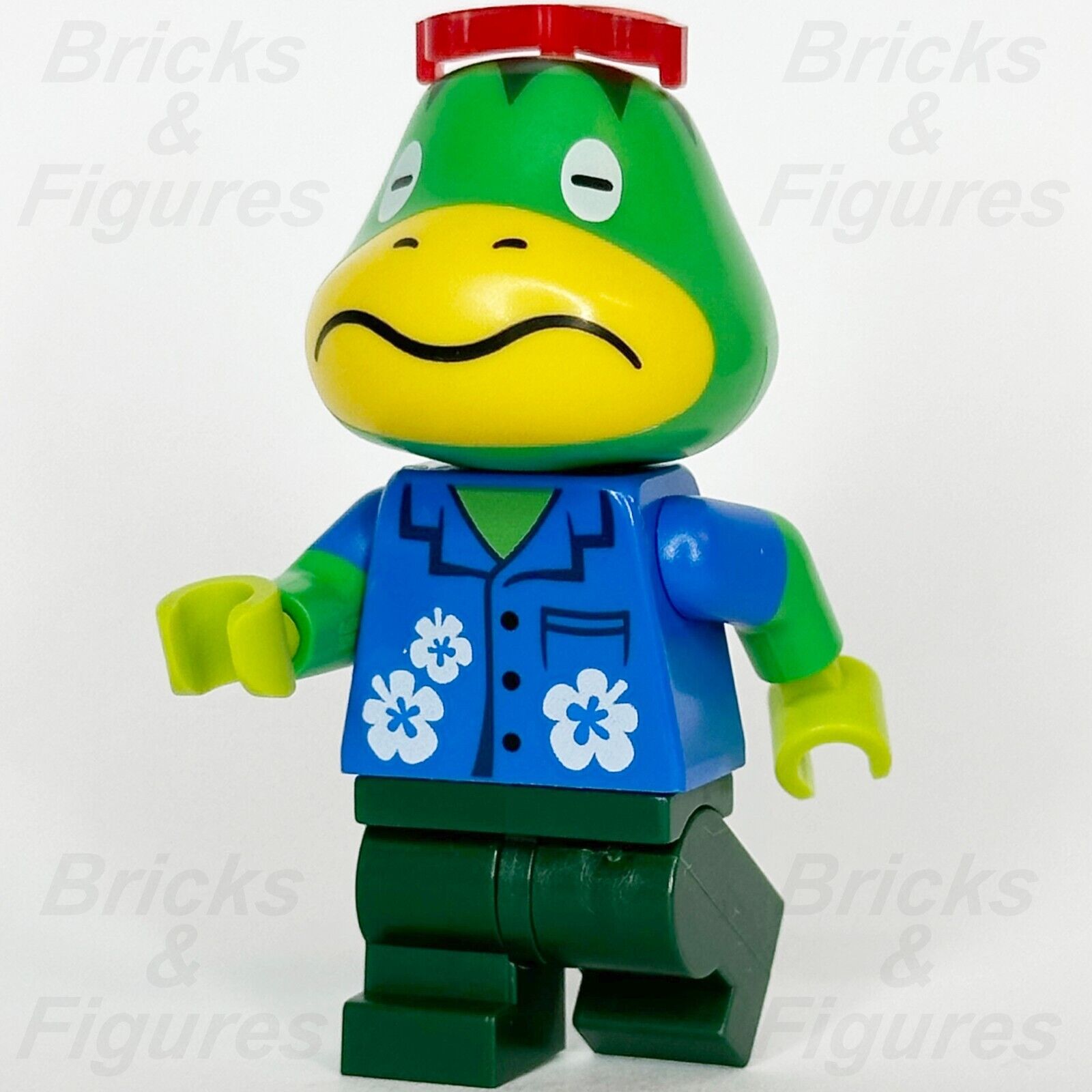 LEGO Animal Crossing Kapp'n Minifigure Turtle Minifig 77048 ani005 - Bricks & Figures