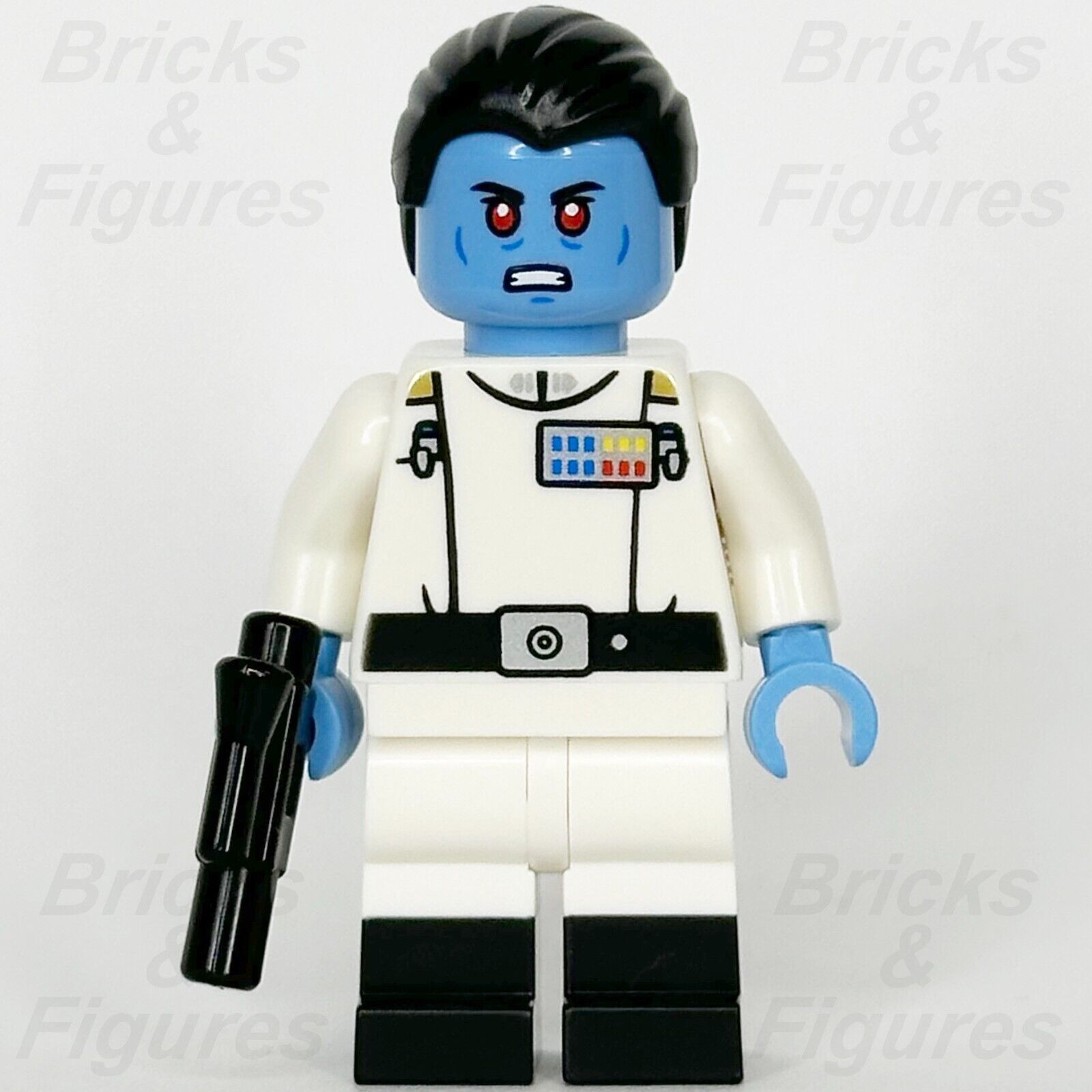 LEGO Star Wars Grand Admiral Thrawn Minifigure Ahsoka Black Boots 75385 sw1356 - Bricks & Figures