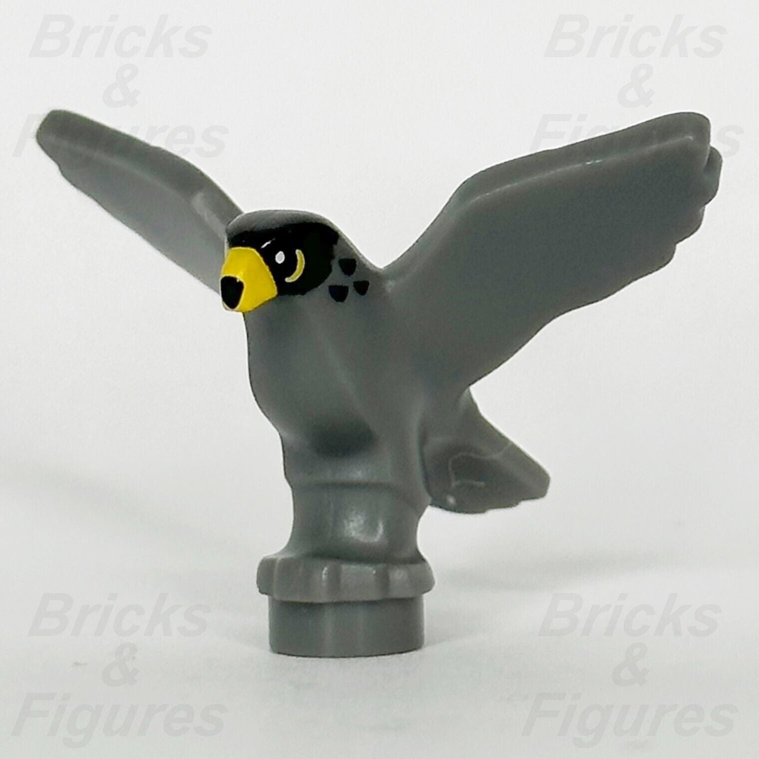 LEGO Castle Black Falcon Animal Minifigure Part Bird Open Wings 71037 2581pb01 - Bricks & Figures