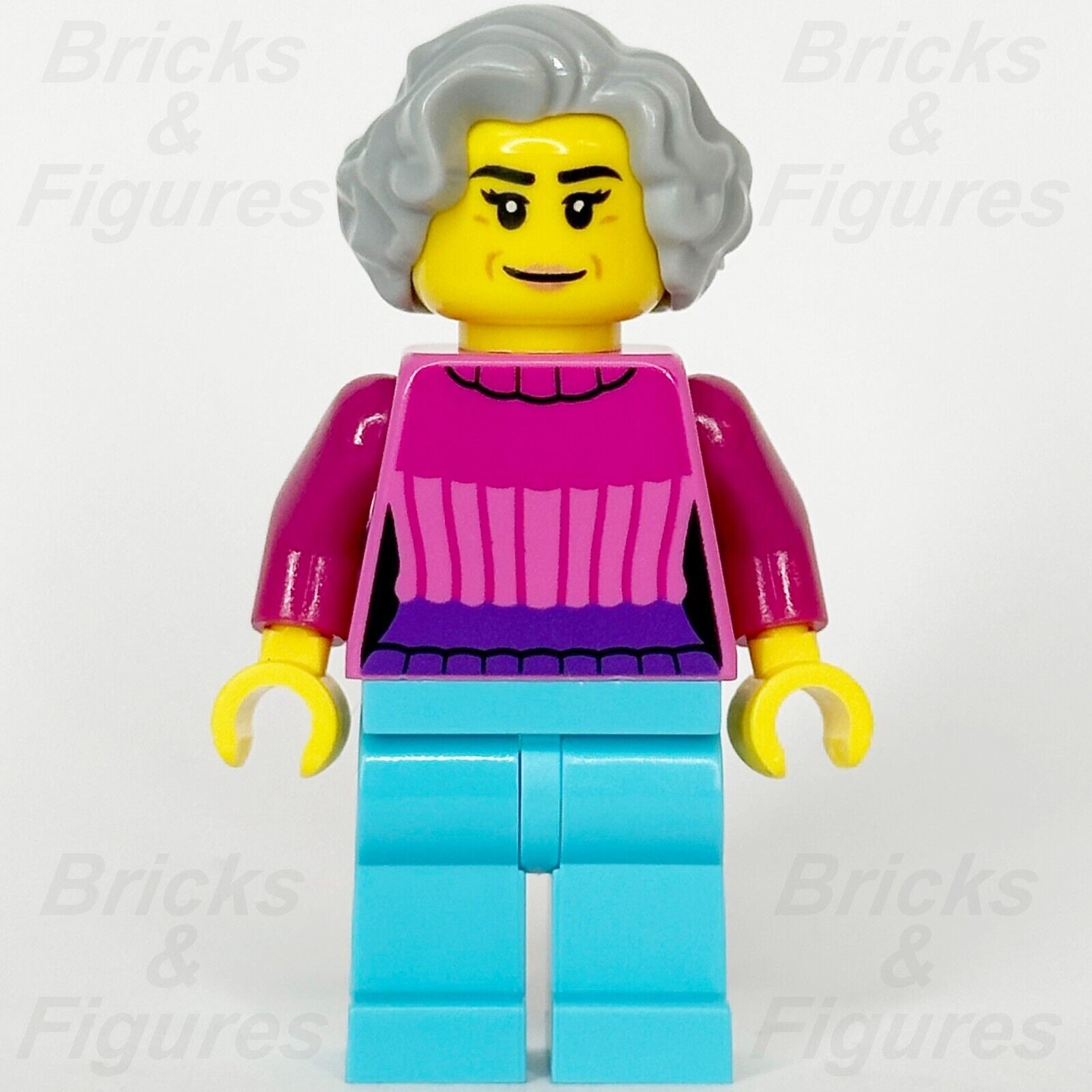 LEGO City Apartment Building Resident Minifigure Grandmother 60365 cty1622 - Bricks & Figures