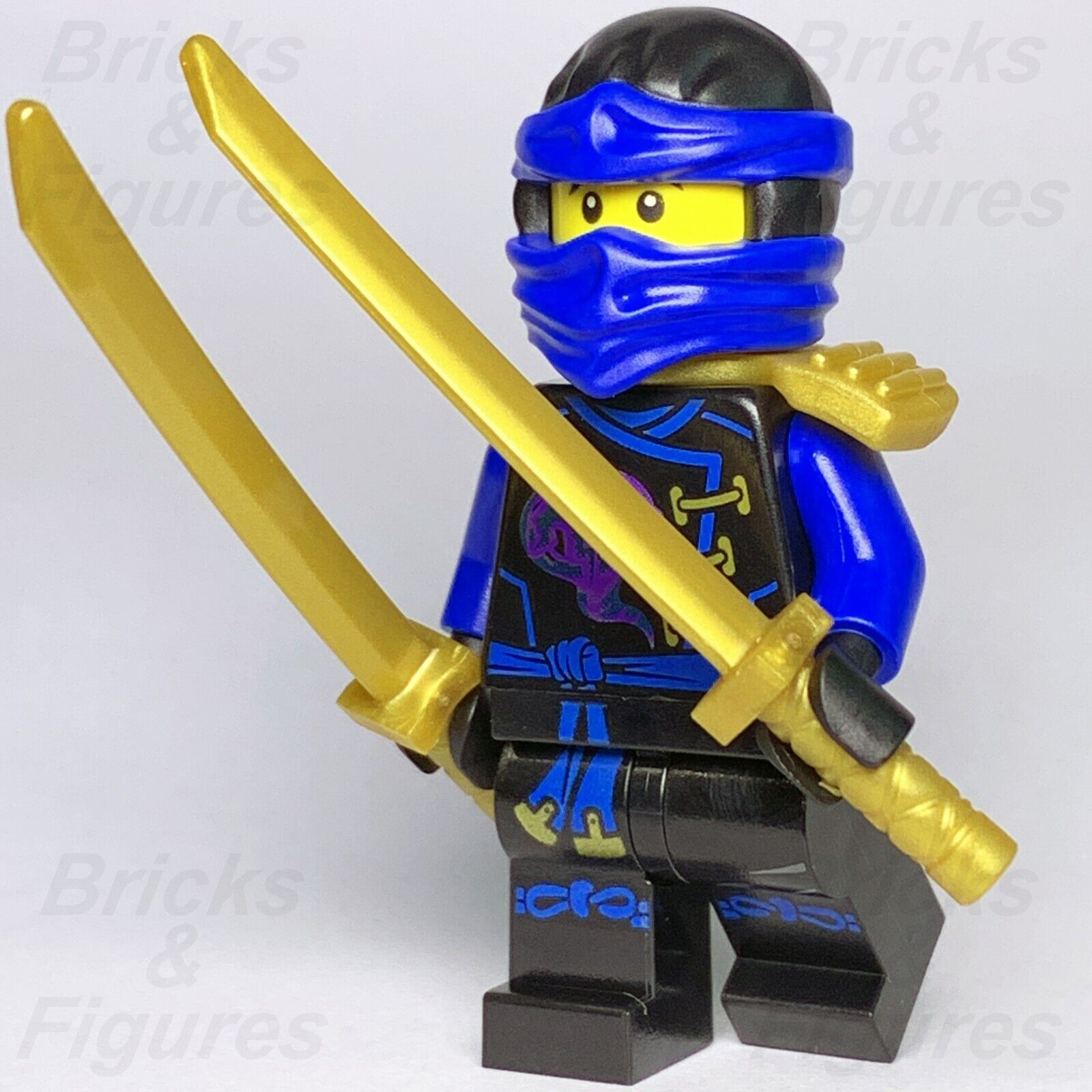 LEGO Ninjago Jay Minifigure Skybound Lightning Master Blue Ninja 70602 njo210 - Bricks & Figures