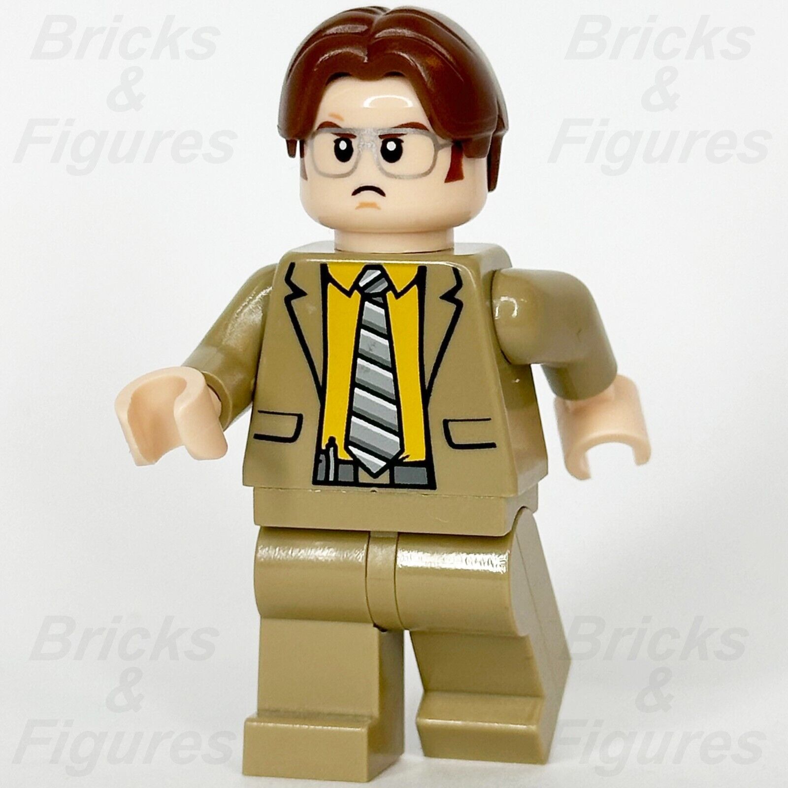 LEGO Ideas Dwight Schrute Minifigure The Office TV Show CUUSOO 71336 idea114 - Bricks & Figures