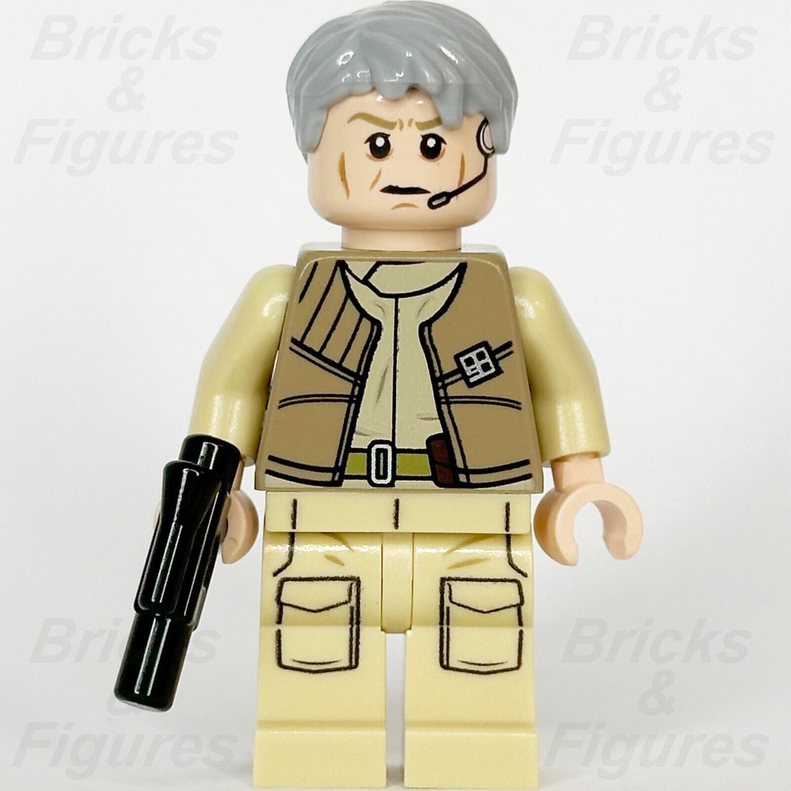 LEGO Star Wars General Airen Cracken Minifigure Rebel Episode 6 75050 sw0557 - Bricks & Figures