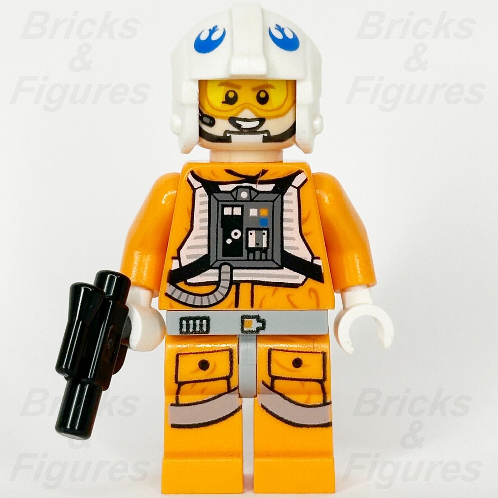 LEGO Star Wars Dak Ralter Minifigure Snowspeeder Pilot Pockets 75049 sw0567 - Bricks & Figures