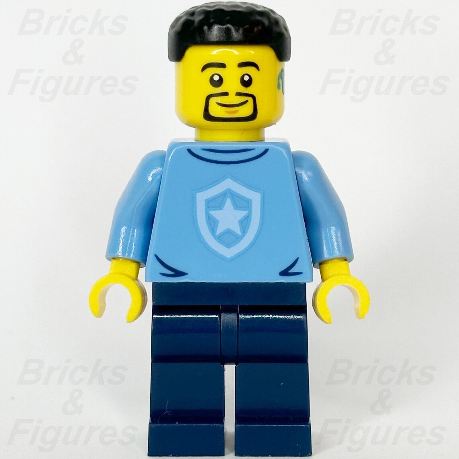 LEGO Police City Officer in Training Minifigure Male Badge Town 60372 cty1563 - Bricks & Figures