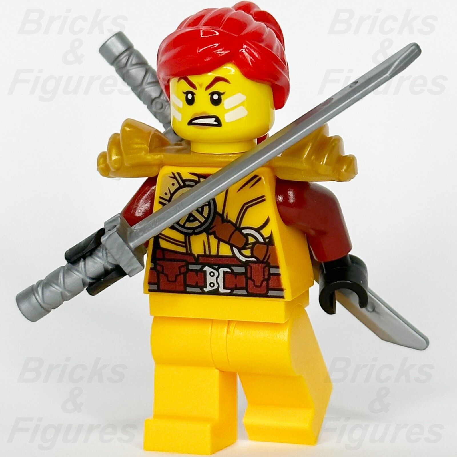 LEGO Ninjago Skylor Minifigure Crystalized Ninja Amber Minifig 71773 njo773 - Bricks & Figures