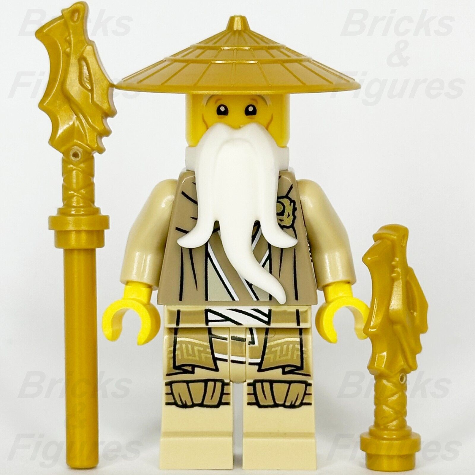 LEGO Ninjago Sensei Wu Minifigure Dragons Rising Season 2 Master Ninja 71819 - Bricks & Figures