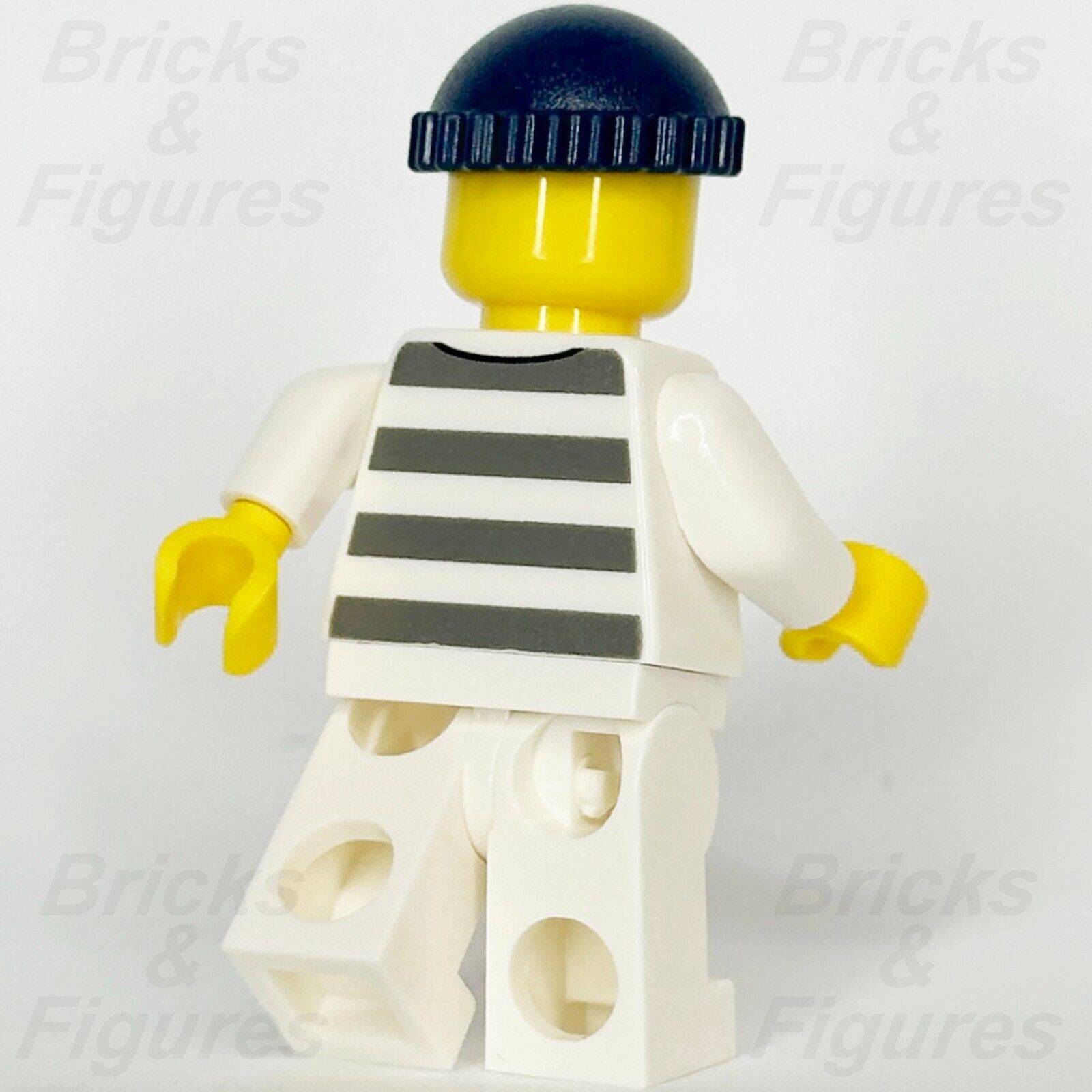 LEGO City Jail Prisoner 50380 Minifigure Prison Stripes Police 60256 cty1127