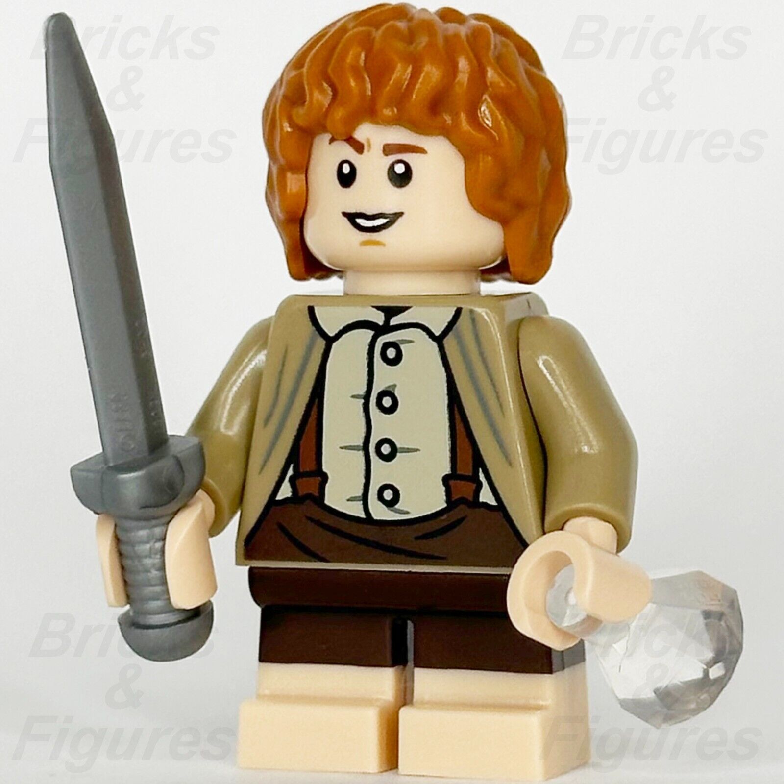 LEGO The Lord of the Rings Samwise Gamgee Minifigure (Sam) Hobbit 10333 lor132