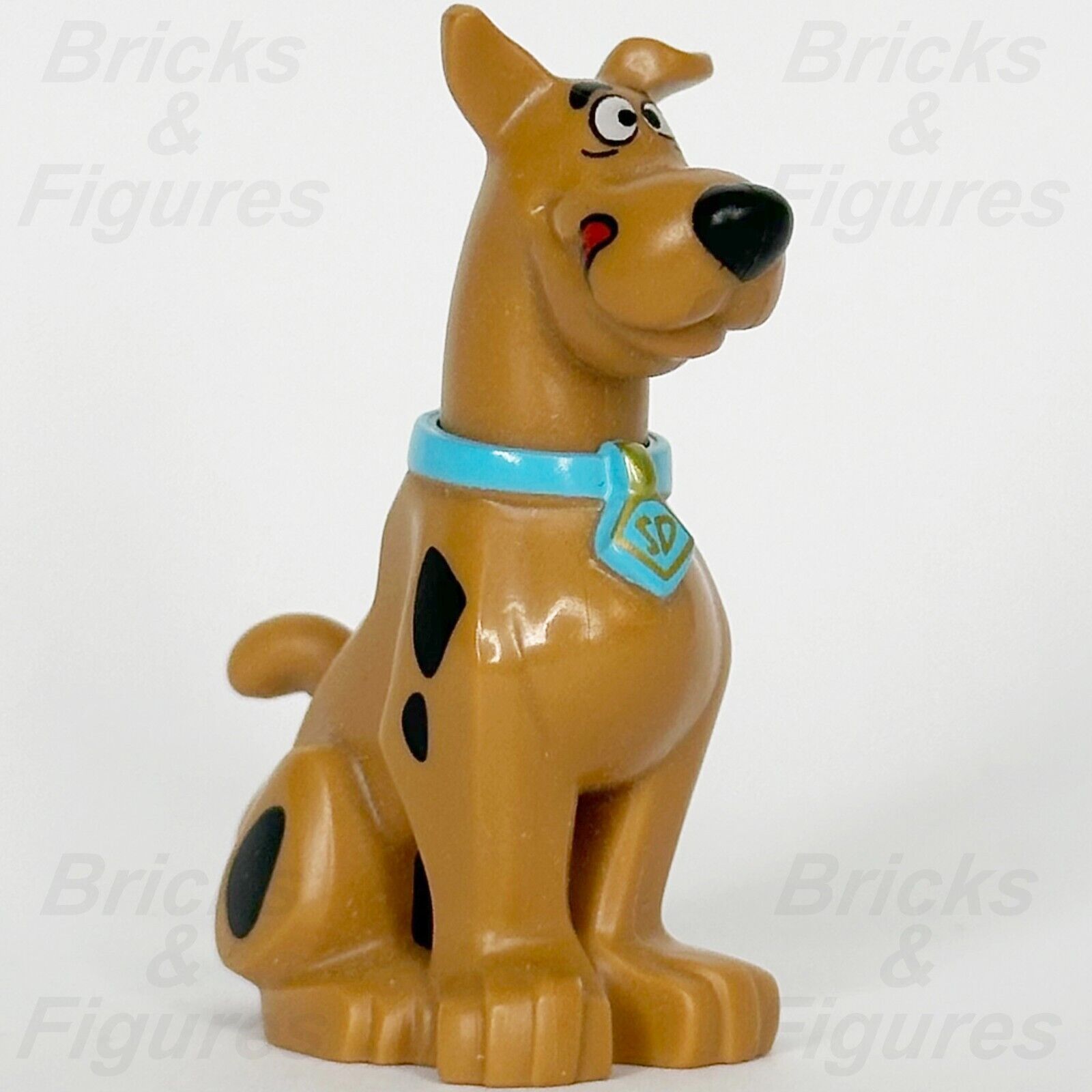 LEGO Scooby-Doo Minifigure Great Dane Dog Sitting Tongue Licking Chops 71206 - Bricks & Figures