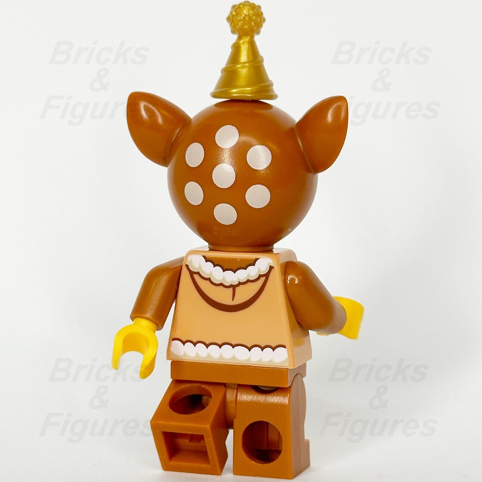 LEGO Animal Crossing Fauna Minifigure Brown Deer Party Hat Minifig 77049 ani004