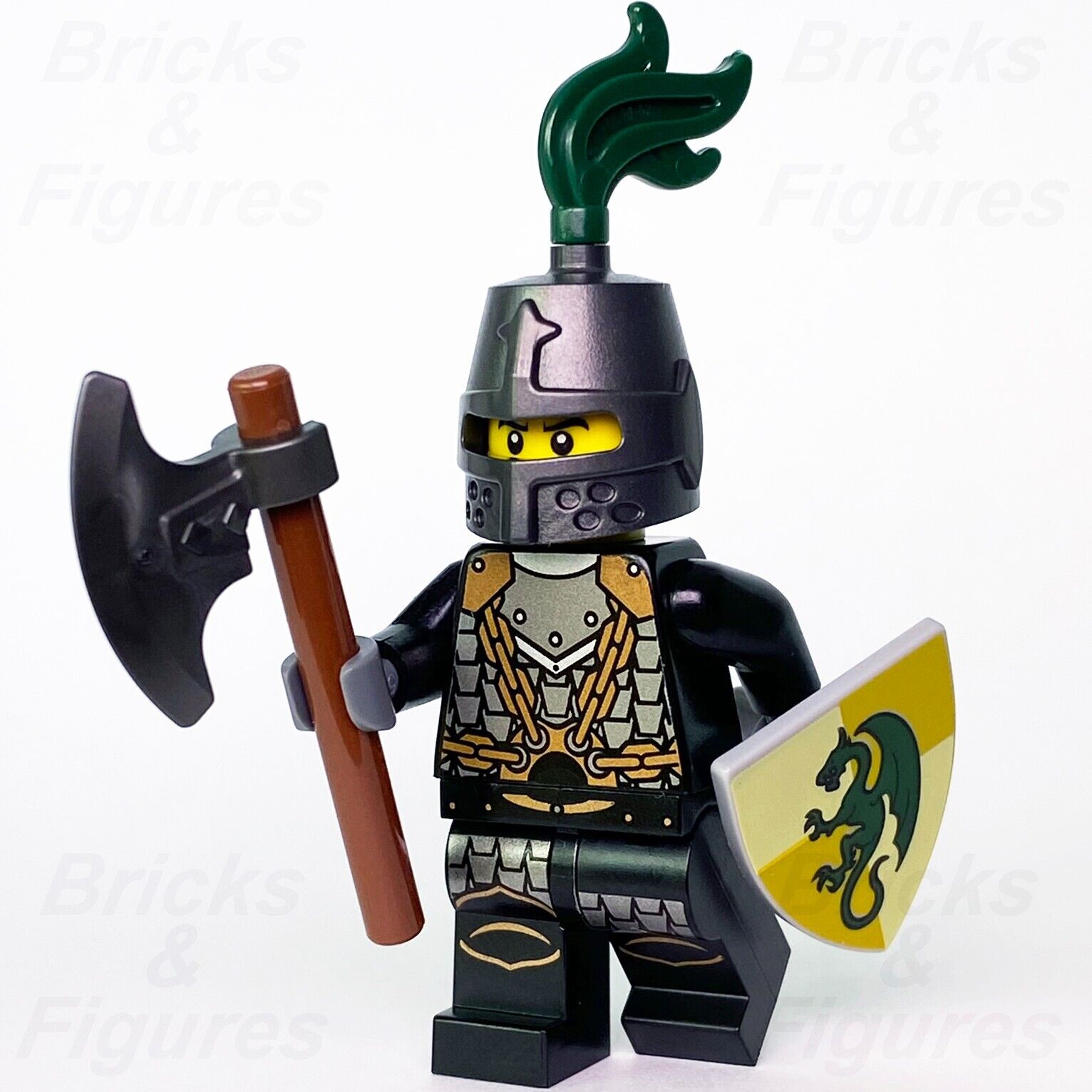 LEGO Castle Dragon Knight Minifigure Kingdoms Scale Mail 6918 853373 cas493 - Bricks & Figures