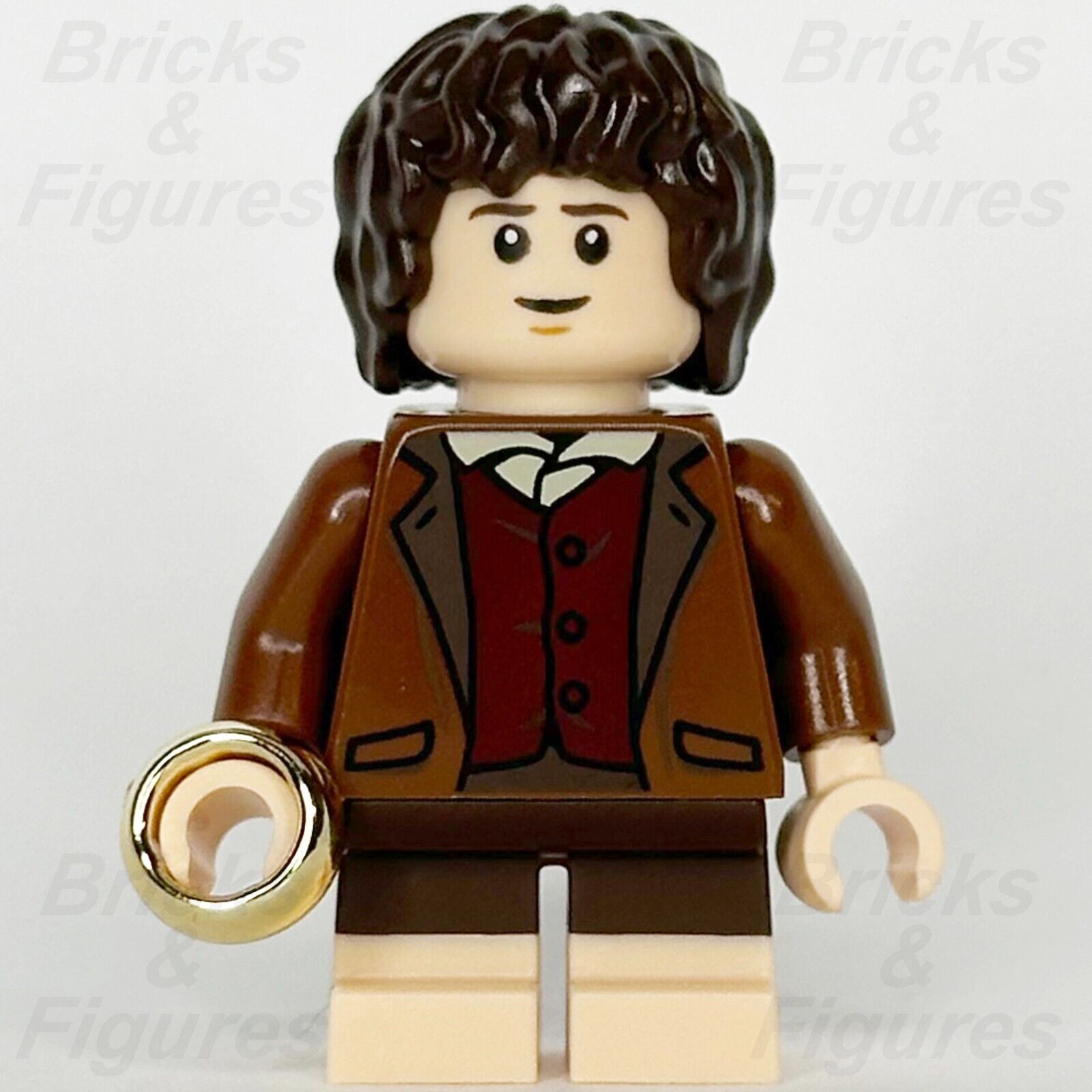 LEGO The Lord of the Rings Frodo Baggins Minifigure Hobbit w/ Ring 10333 lor131