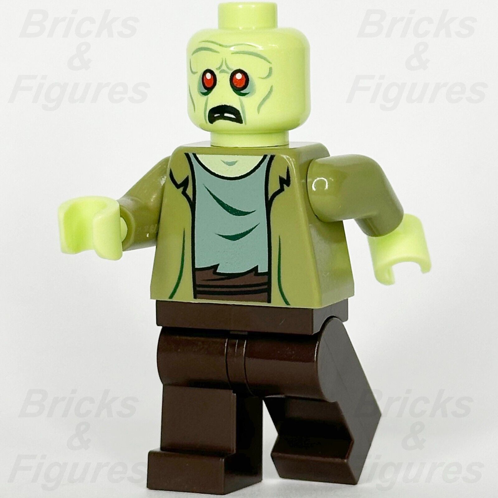 LEGO Scooby-Doo Zombie Minifigure Zeke Minifig Monster Disguise 75902 scd009 - Bricks & Figures