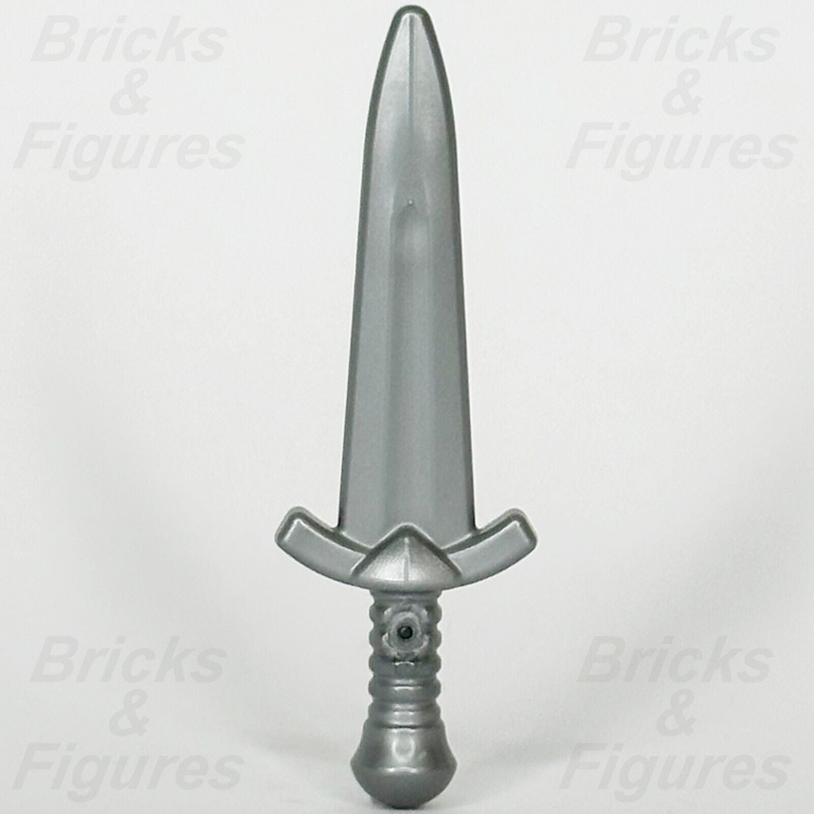 LEGO Boromir Sword Minifigure Weapon Part Greatsword Flat Silver 10316 2674c - Bricks & Figures