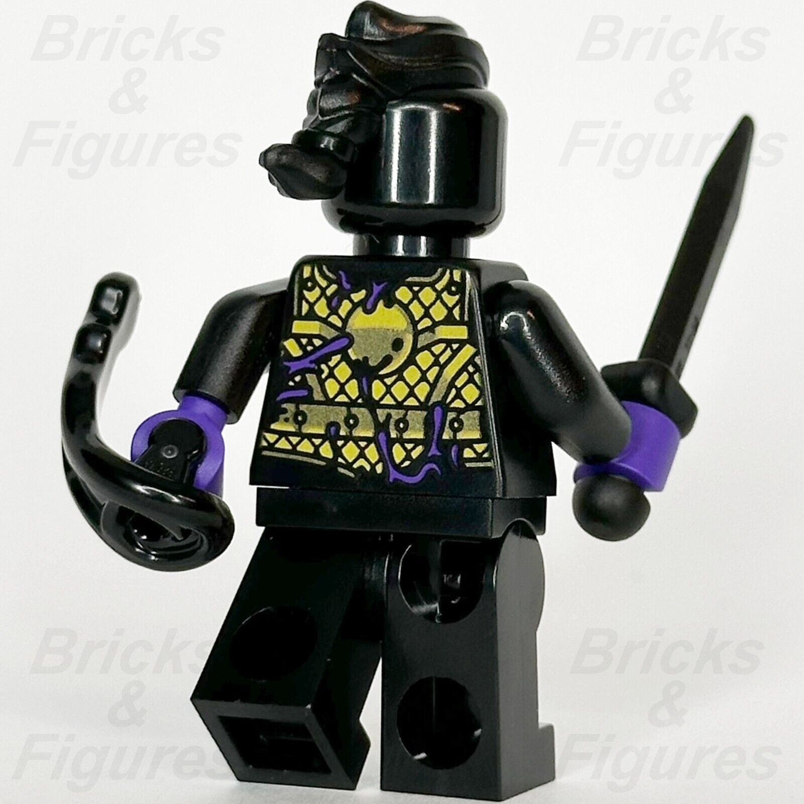 LEGO Monkie Kid Ink Demon Minifigure Black Sword 80041 80048 80043 80046 mk106 - Bricks & Figures