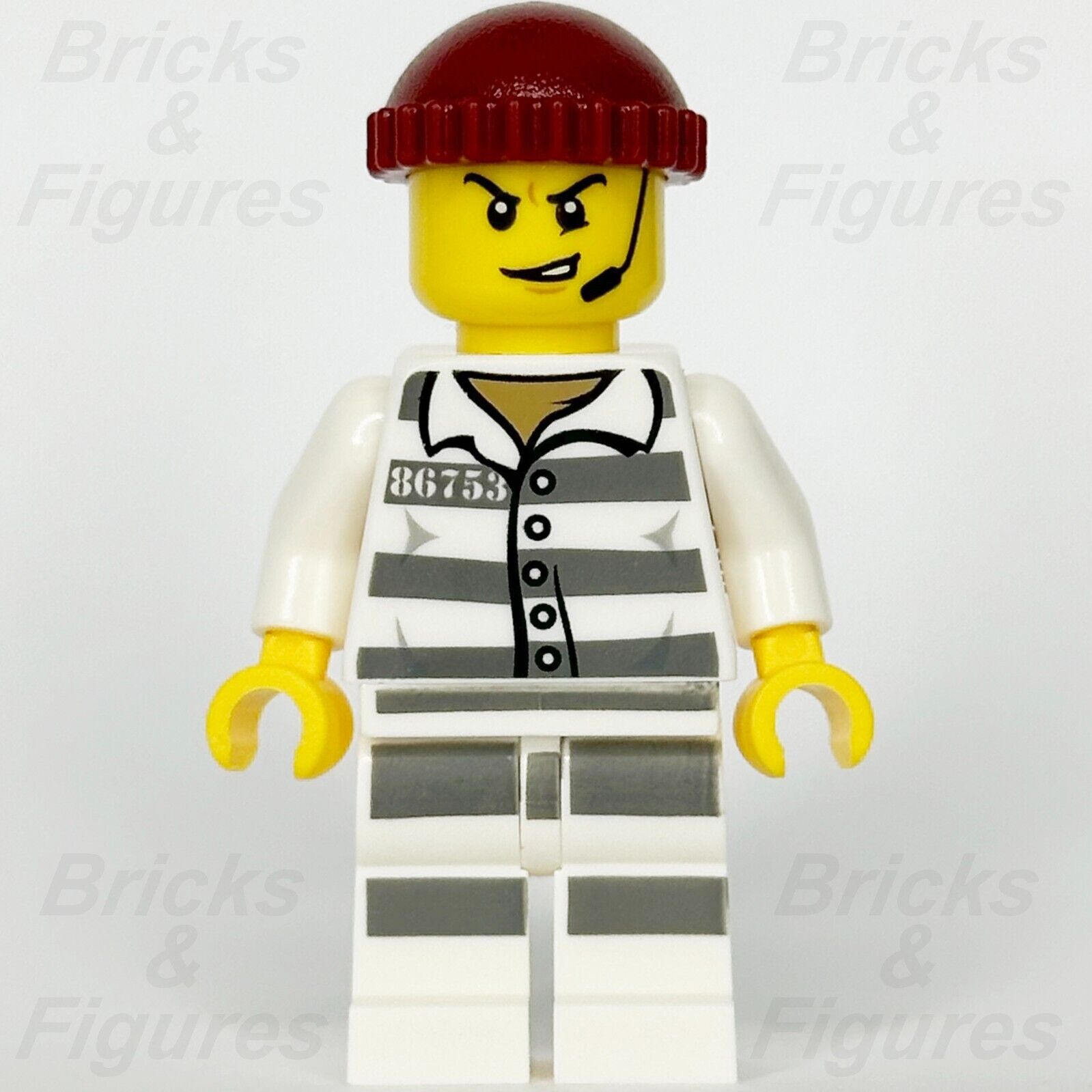 LEGO City Jail Prisoner 86753 Minifigure Sky Police Prison 30362 60207 cty0988