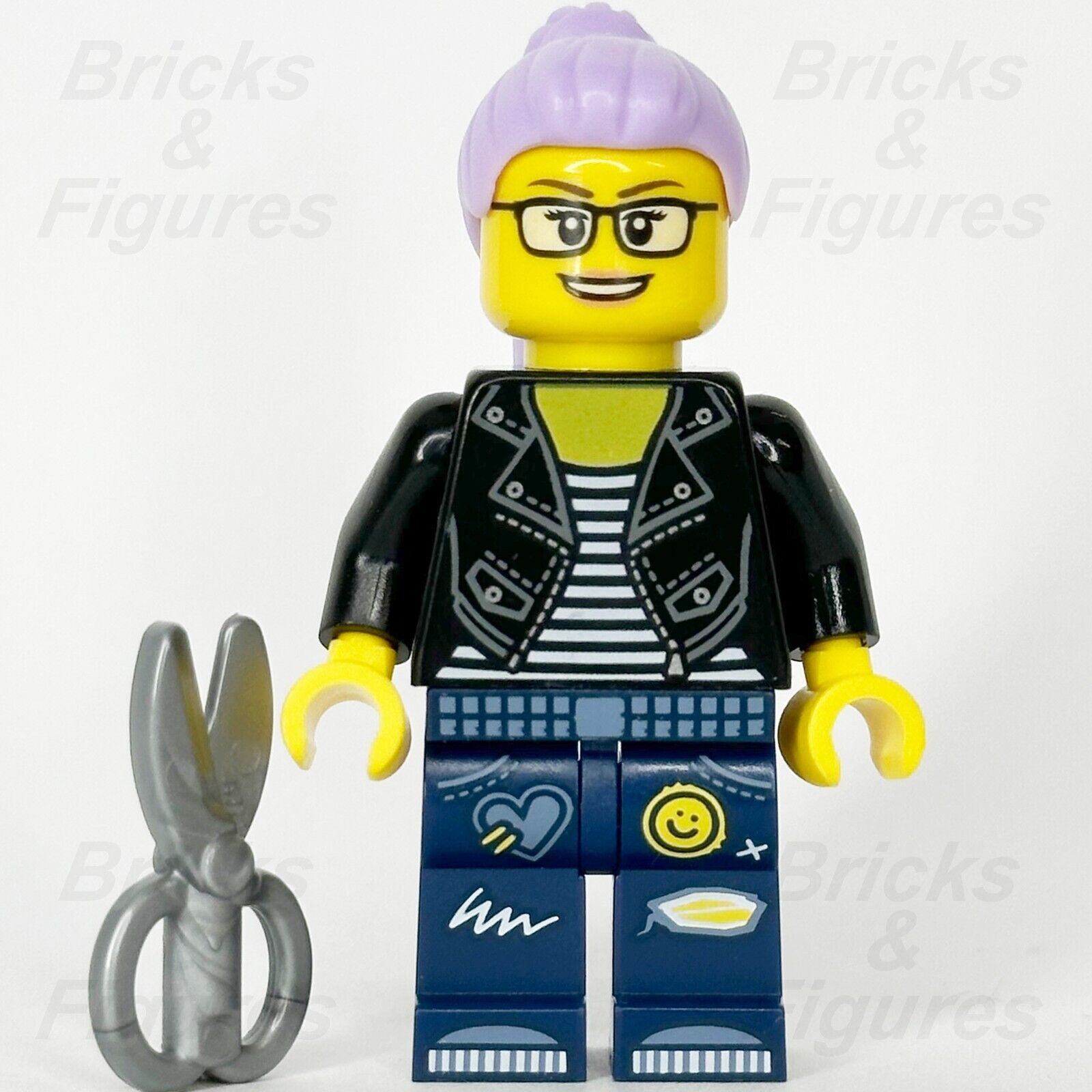 LEGO Hairstylist Minifigure & Scissors Hairdresser Build-A-Minifigure BAM 2024 - Bricks & Figures