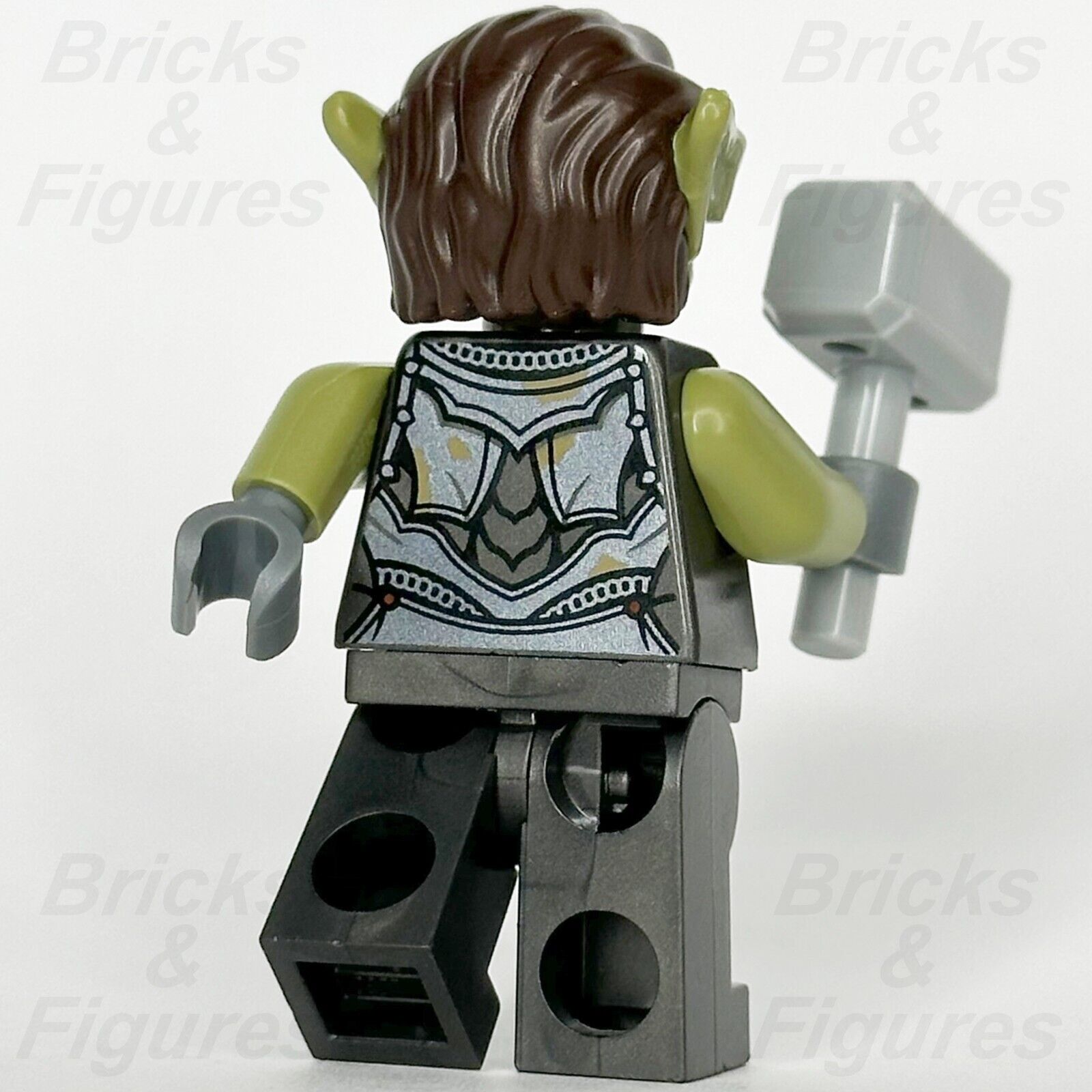 LEGO The Lord of the Rings Orc Minifigure Smith The Hobbit Hammer 10333 lor135 - Bricks & Figures