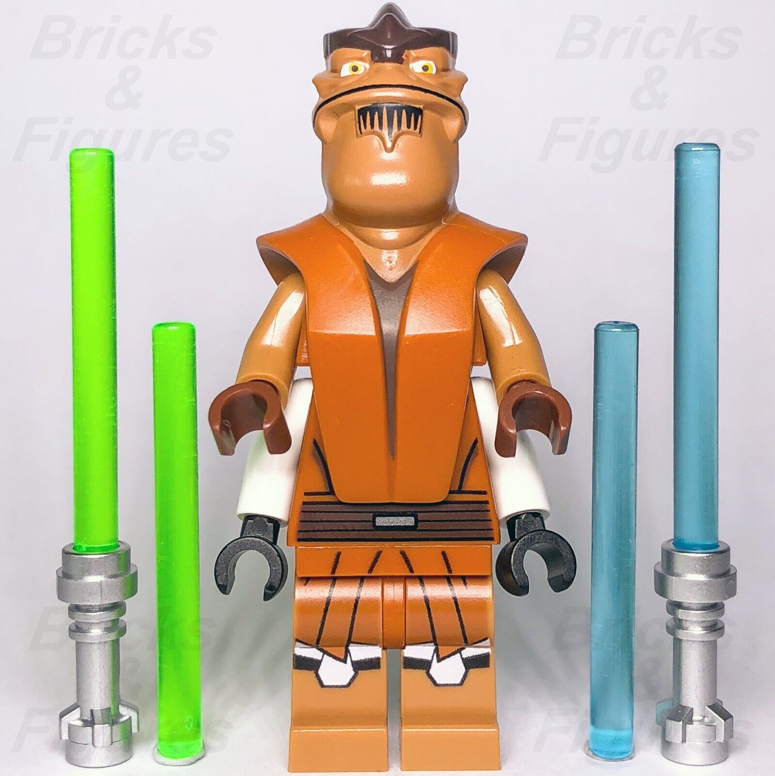 LEGO Star Wars Pong Krell Minifigure The Clone Wars Jedi Master 75004 sw0435 - Bricks & Figures