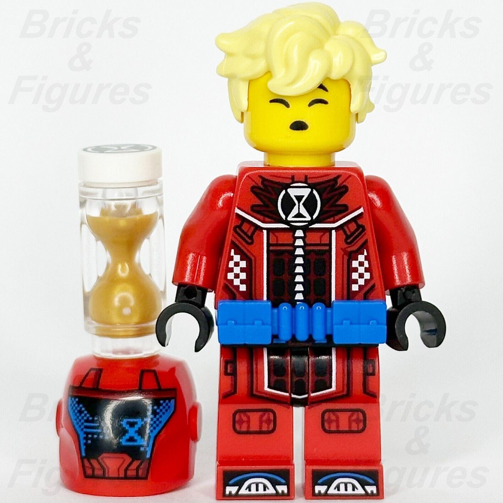 LEGO DREAMZzz Cooper Minifigure Red Racing Suit Helmet 71458 71459 71476 drm027 - Bricks & Figures