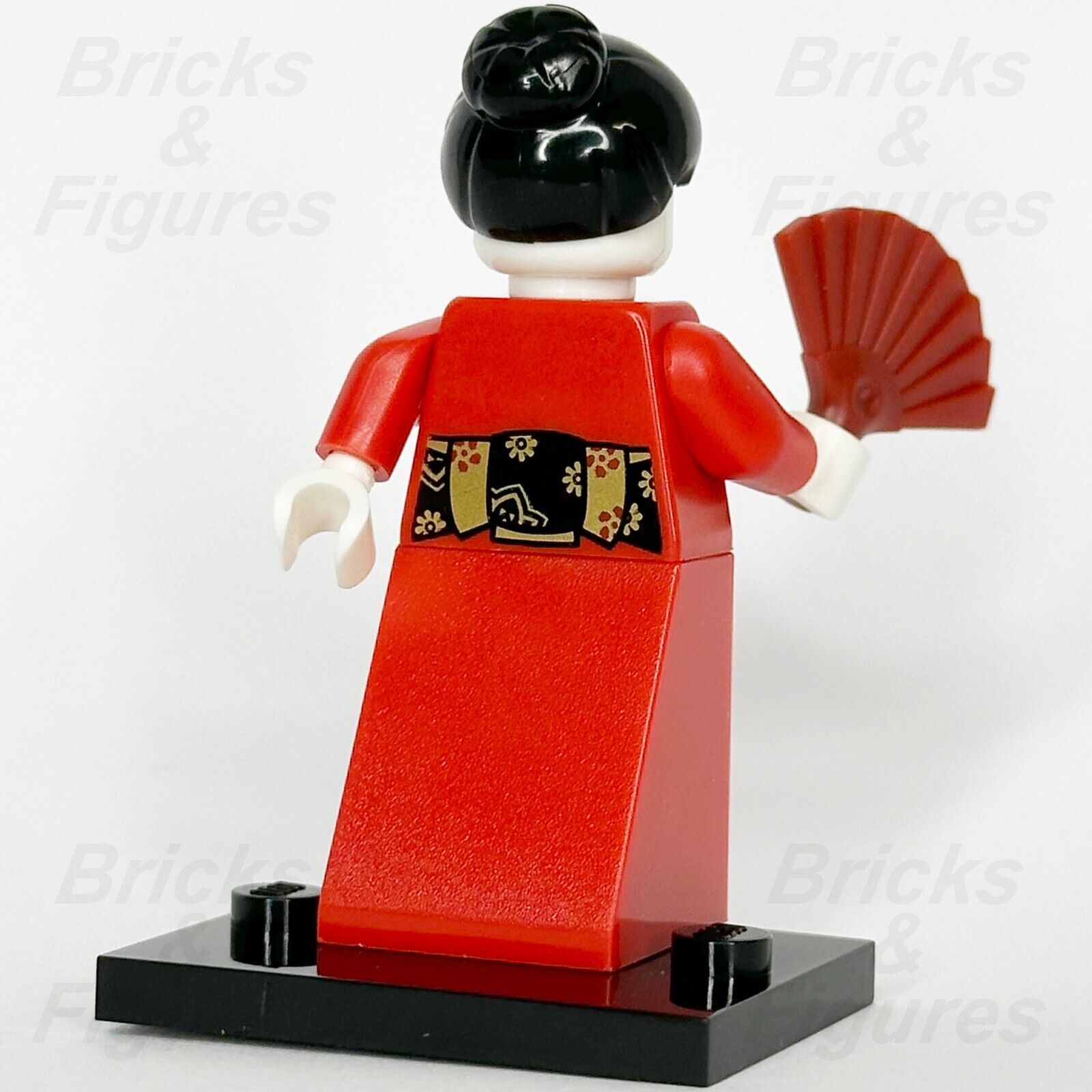 LEGO Kimono Girl Minifigure Collectible Series 4 Geisha w/ Fan 8804 col04-2