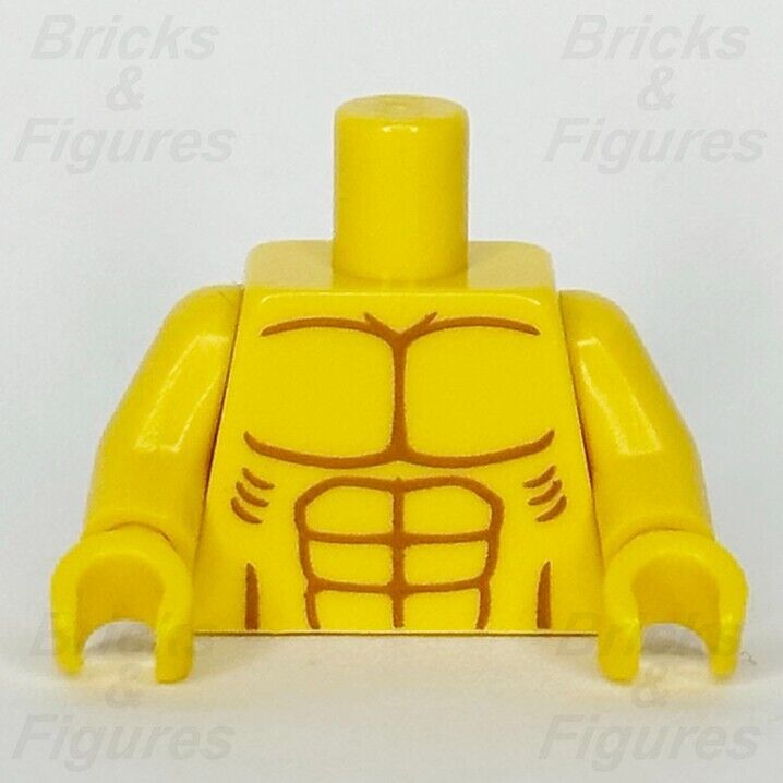 LEGO Bare Chest with Muscles Body Torso Minifigure Part 973pb1095c01 8831 1